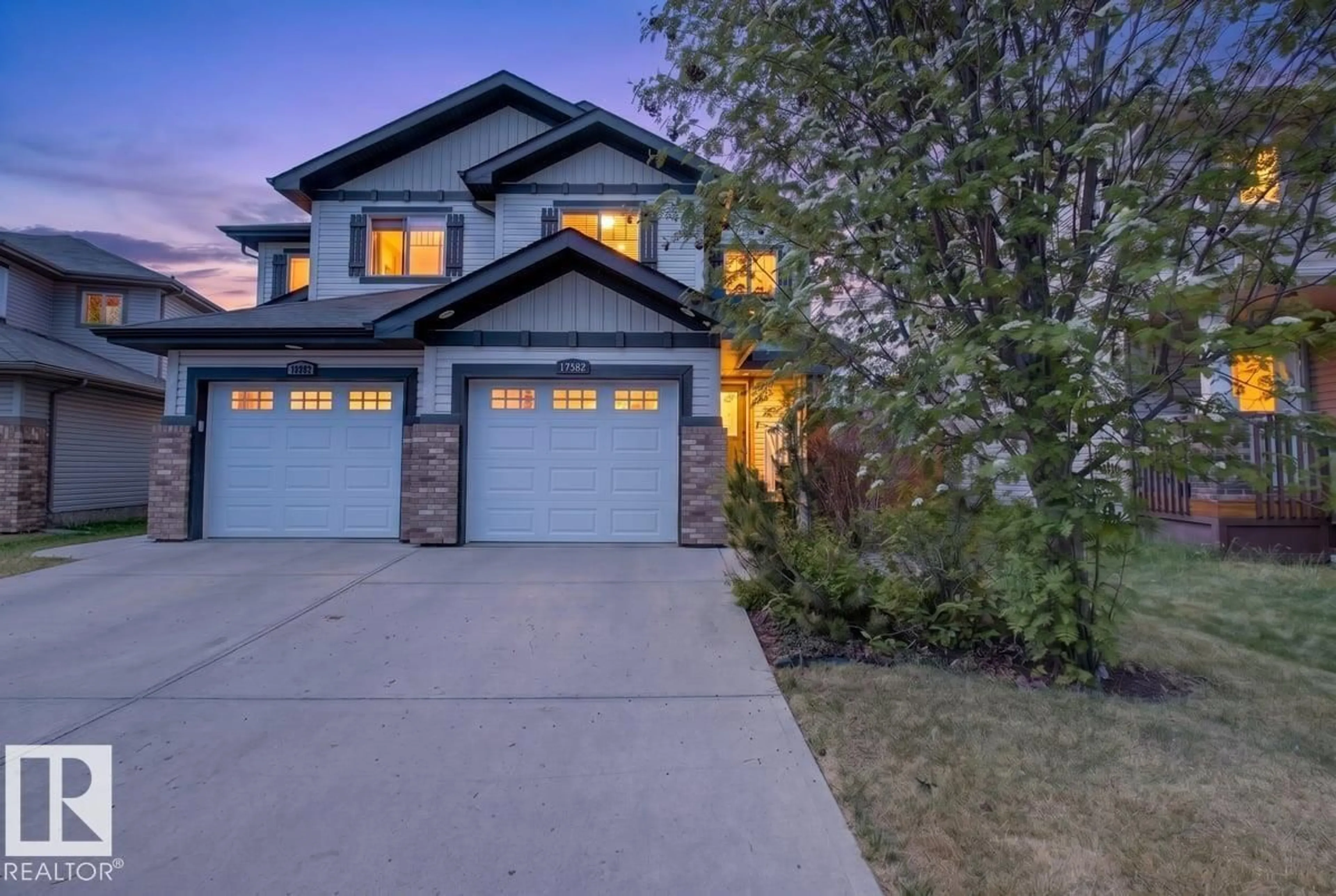 Home with brick exterior material, street for SW - 17325 6A AV, Edmonton Alberta T6W2A8
