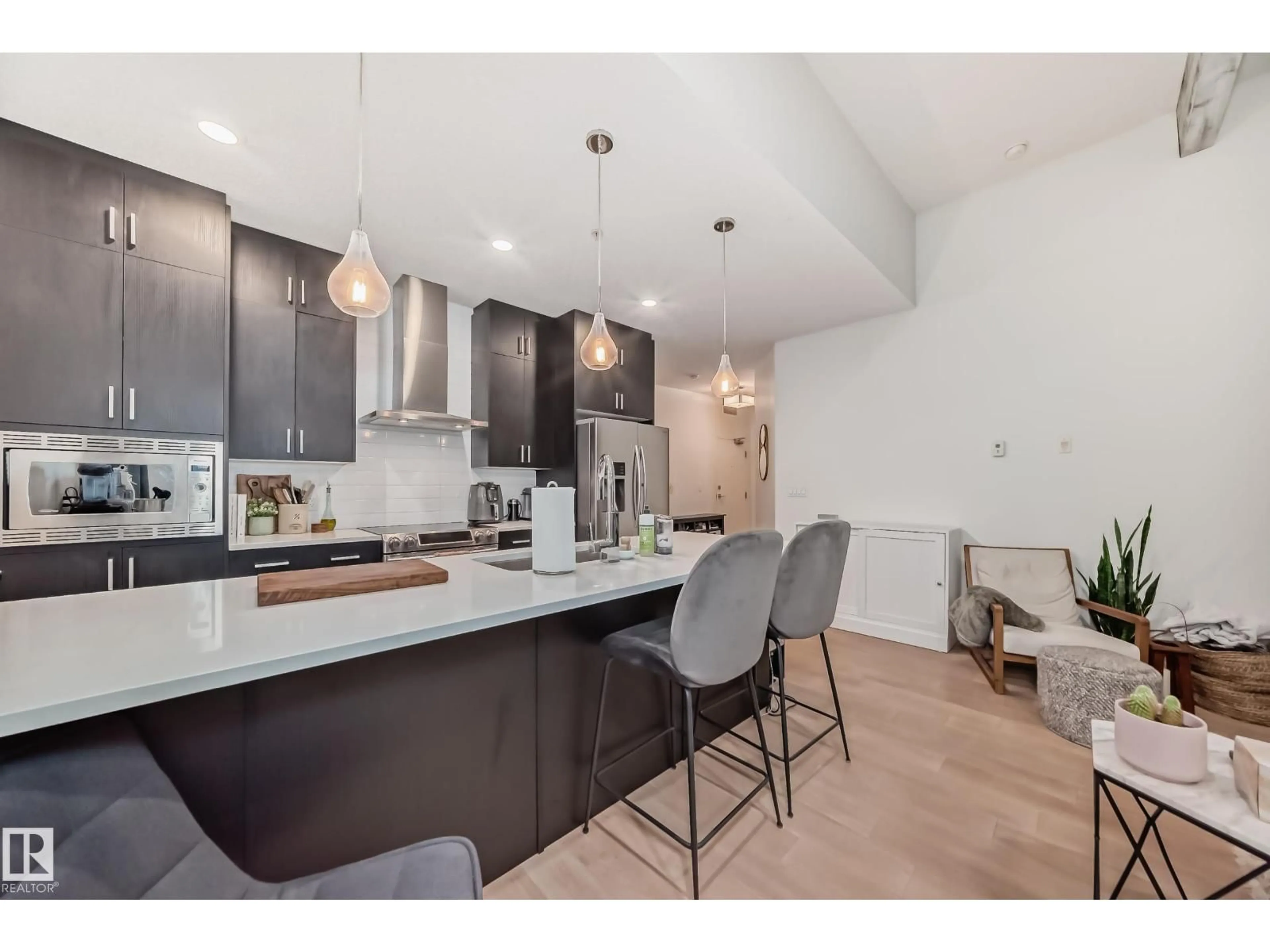 Open concept kitchen, unknown for #303 - 10606 84 AV, Edmonton Alberta T6E2H6