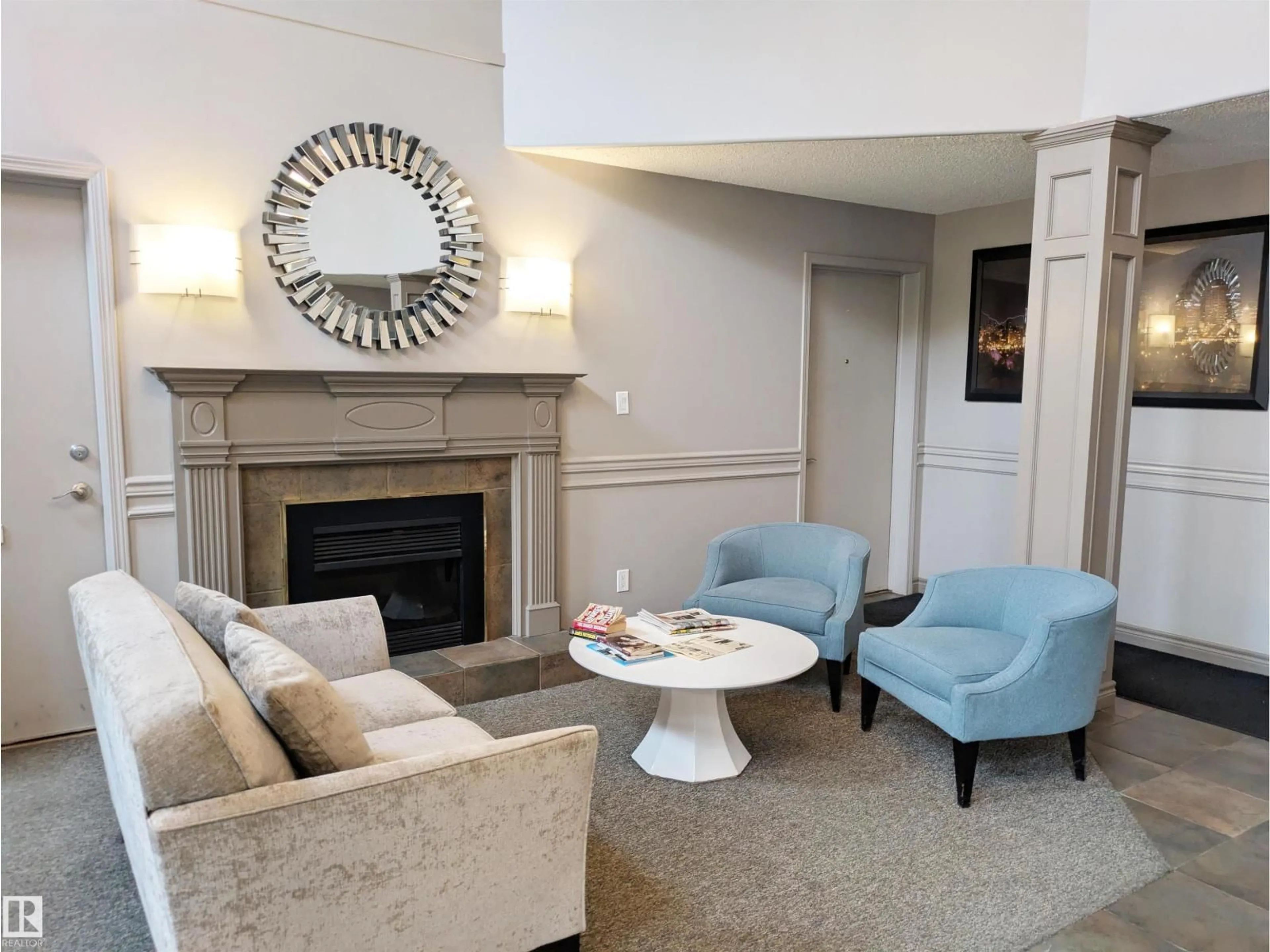 Living room with furniture, unknown for NW - 7905 96 ST, Edmonton Alberta T6C4R3