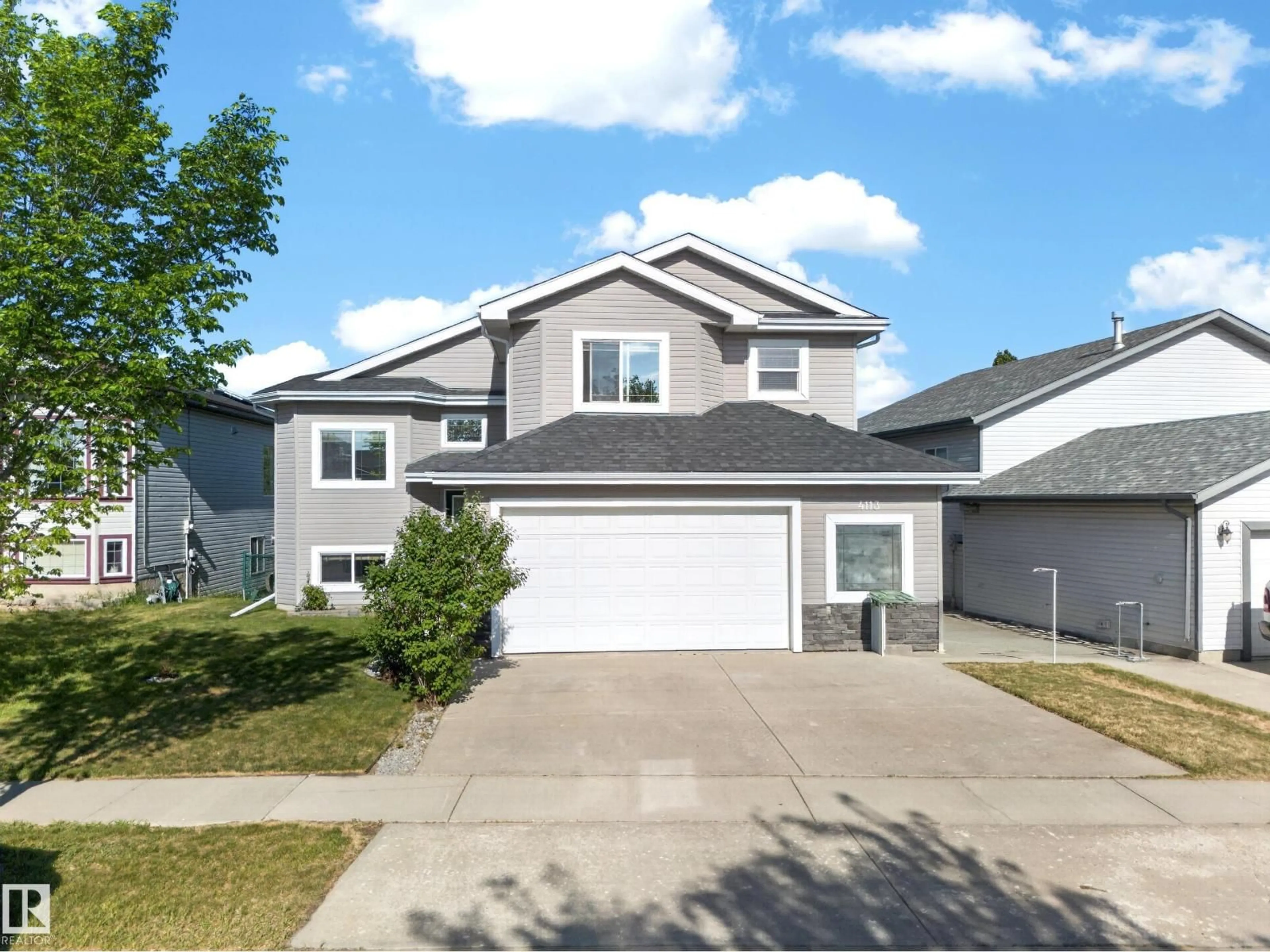 Home with vinyl exterior material, street for 4113 59 STREET, Beaumont Alberta T4X1P4