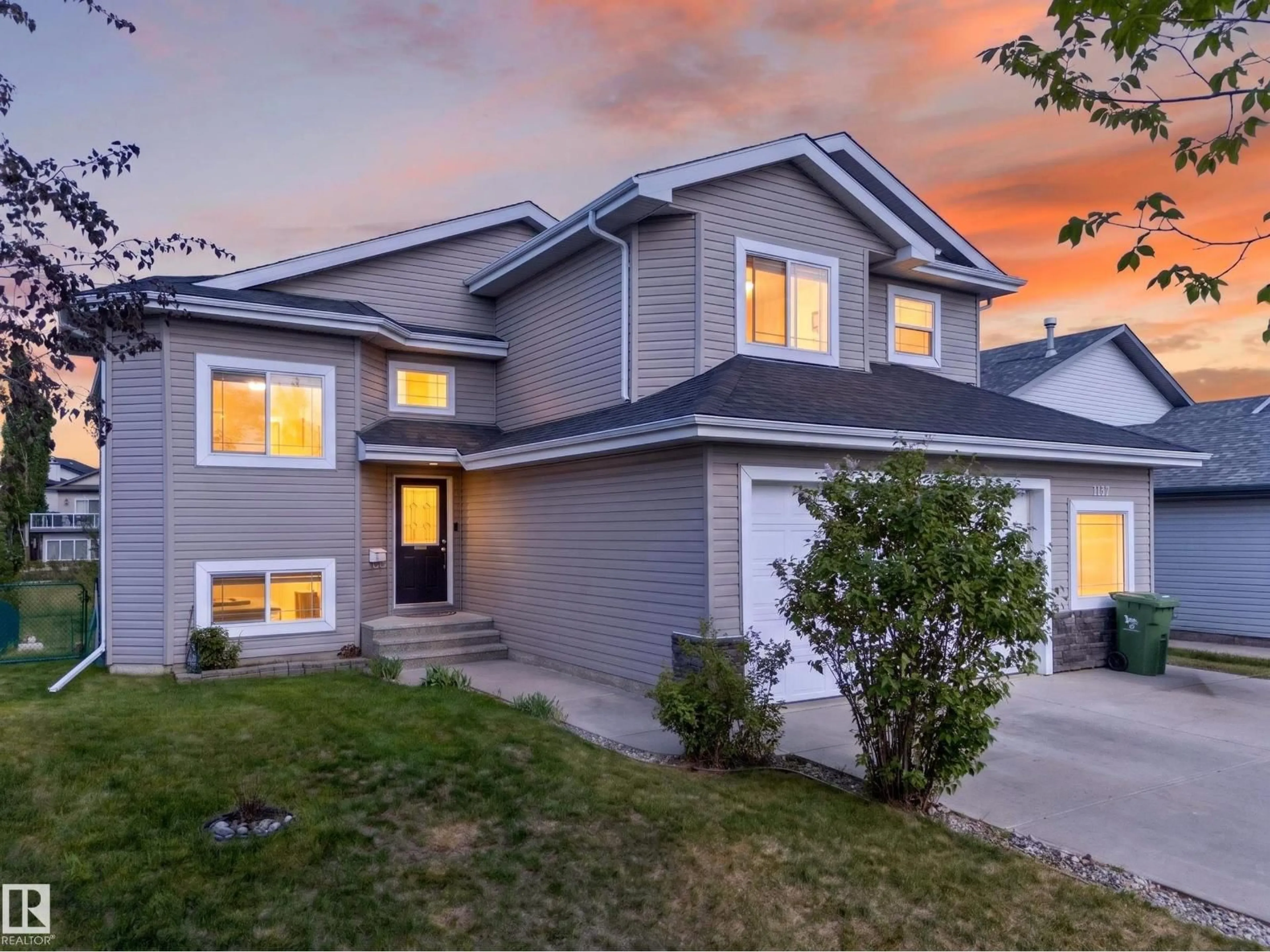 Home with vinyl exterior material, street for 4113 59 STREET, Beaumont Alberta T4X1P4