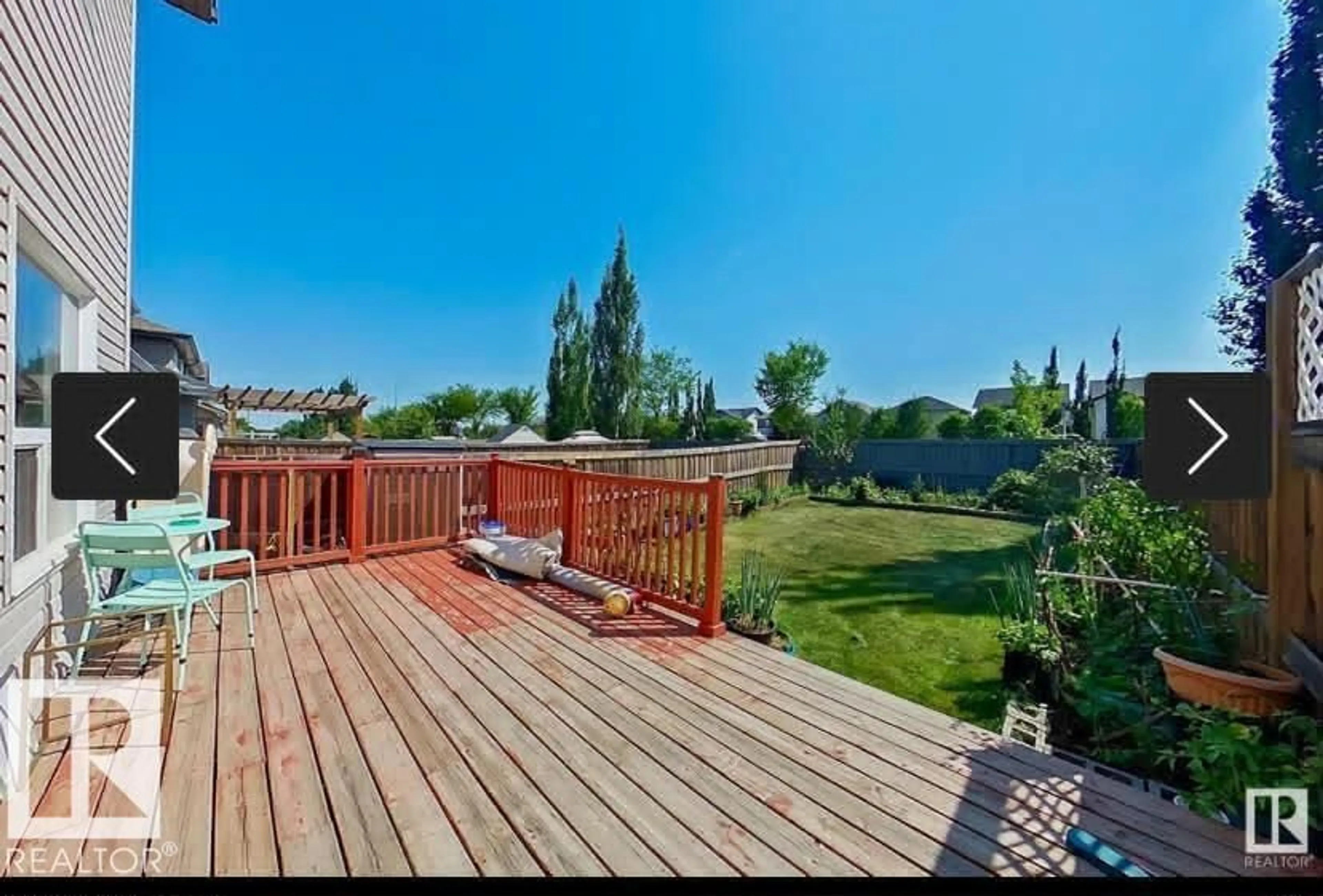 Patio, water/lake/river/ocean view for SW SW - 2402 CASSELMAN CR, Edmonton Alberta T6W0W2