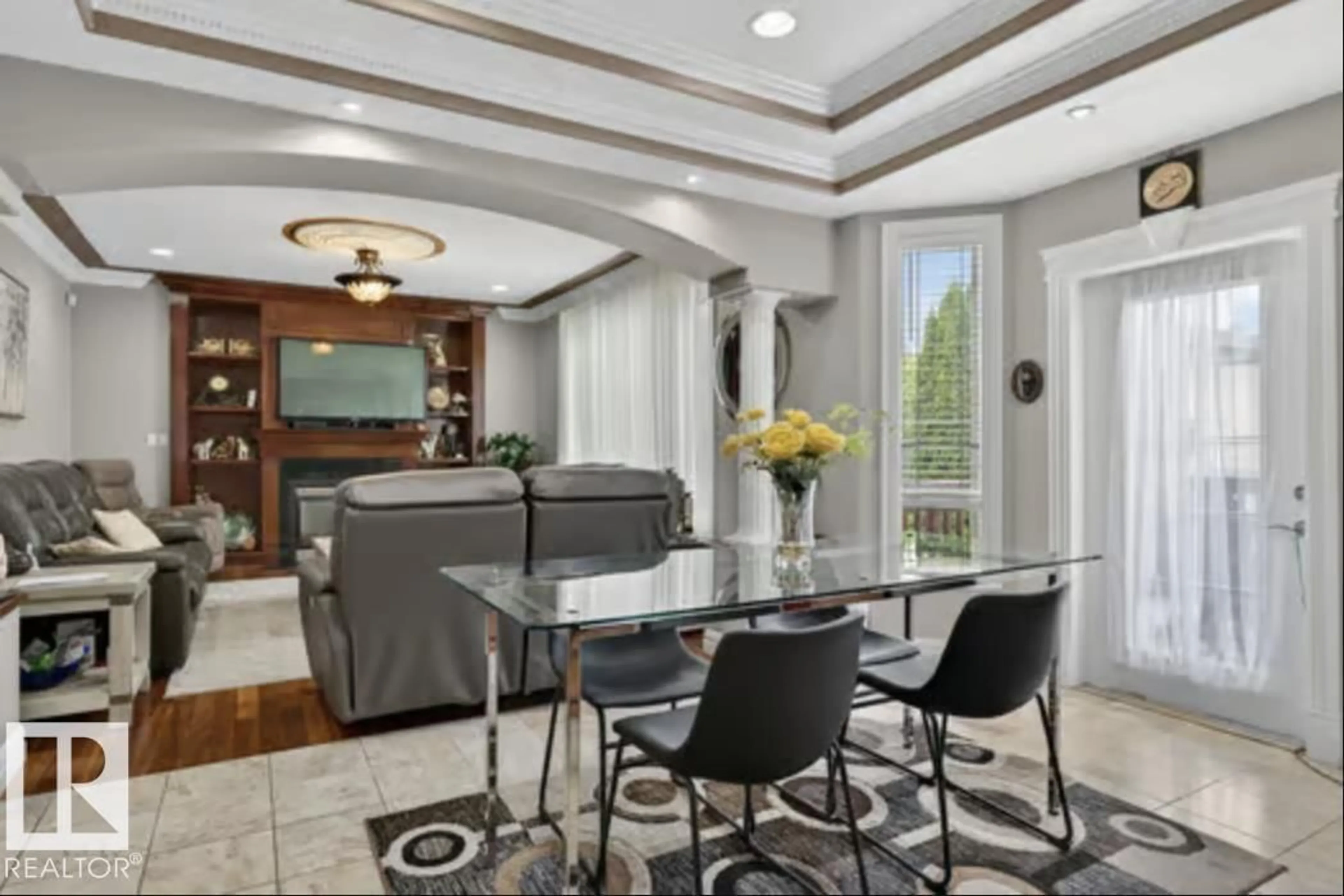 Dining room, ceramic/tile floor for 1508 PALMER CL, Edmonton Alberta T5T6W3