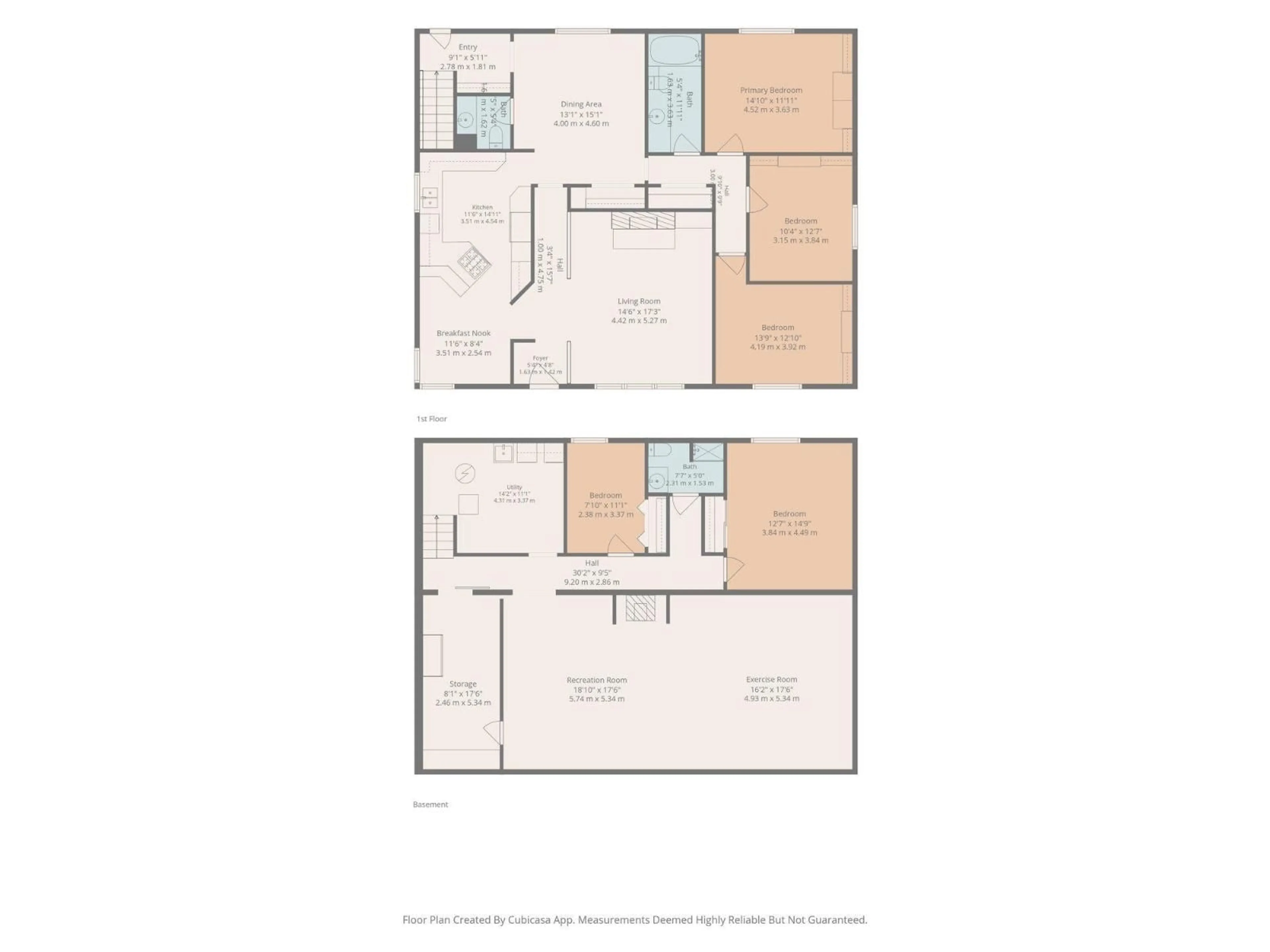 Floor plan for 5411 49 ST, Stony Plain Alberta T7Z1B5