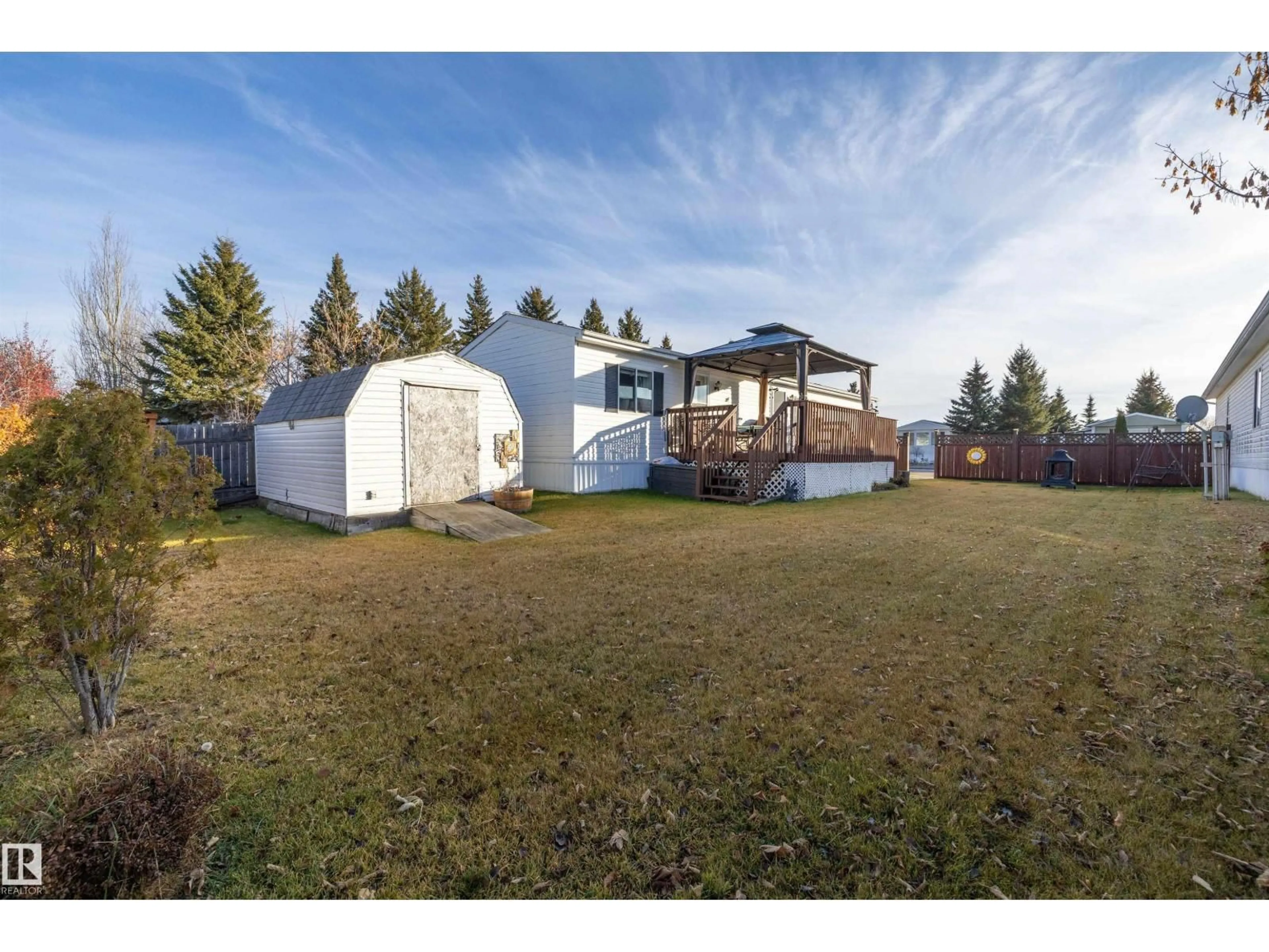 A pic from outside/outdoor area/front of a property/back of a property/a pic from drone, unknown for #161 - 3400 48 ST, Stony Plain Alberta T7Z1R9