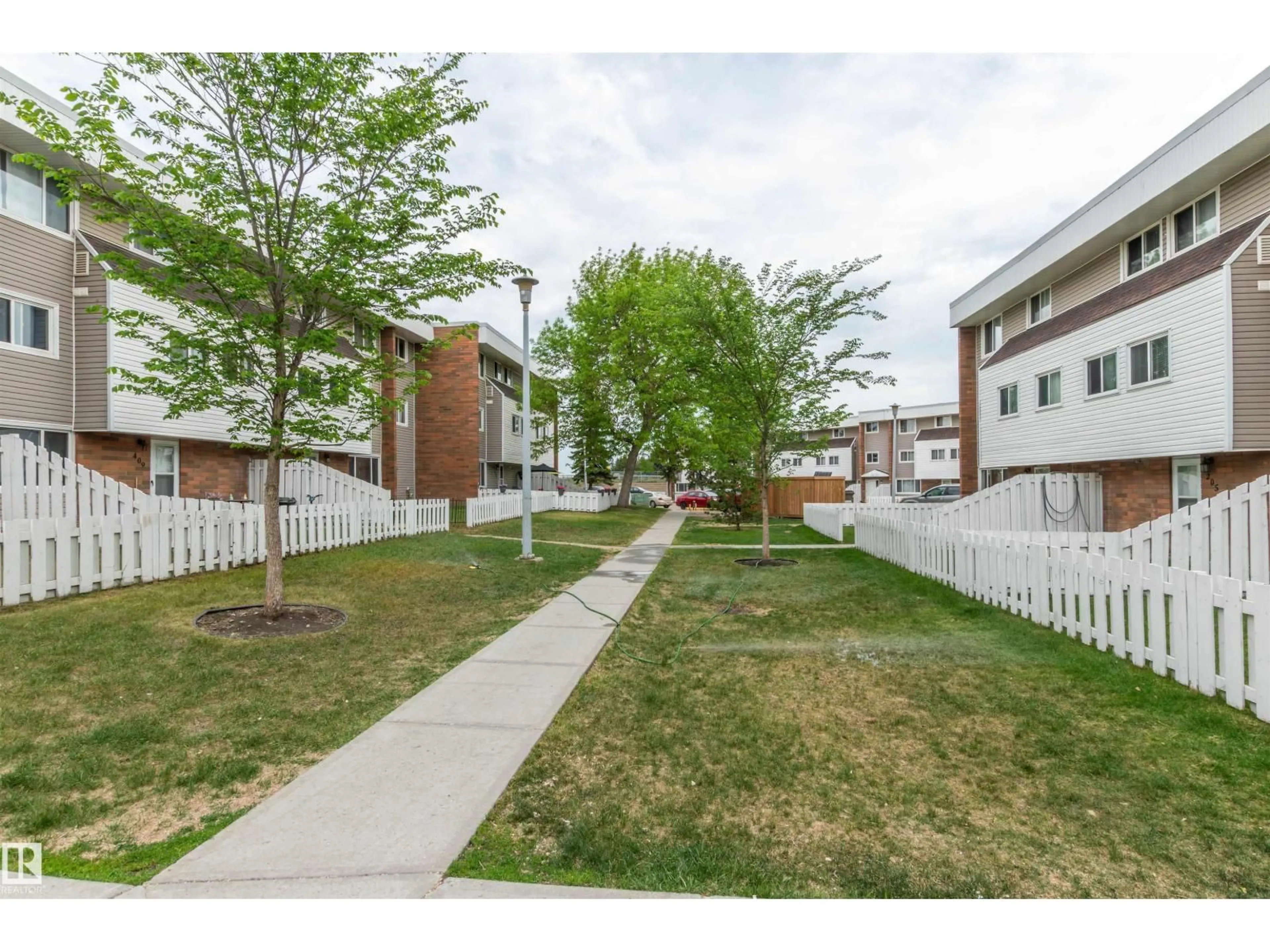 Patio, street for #408 - 2908 116A AV, Edmonton Alberta T5W4R7