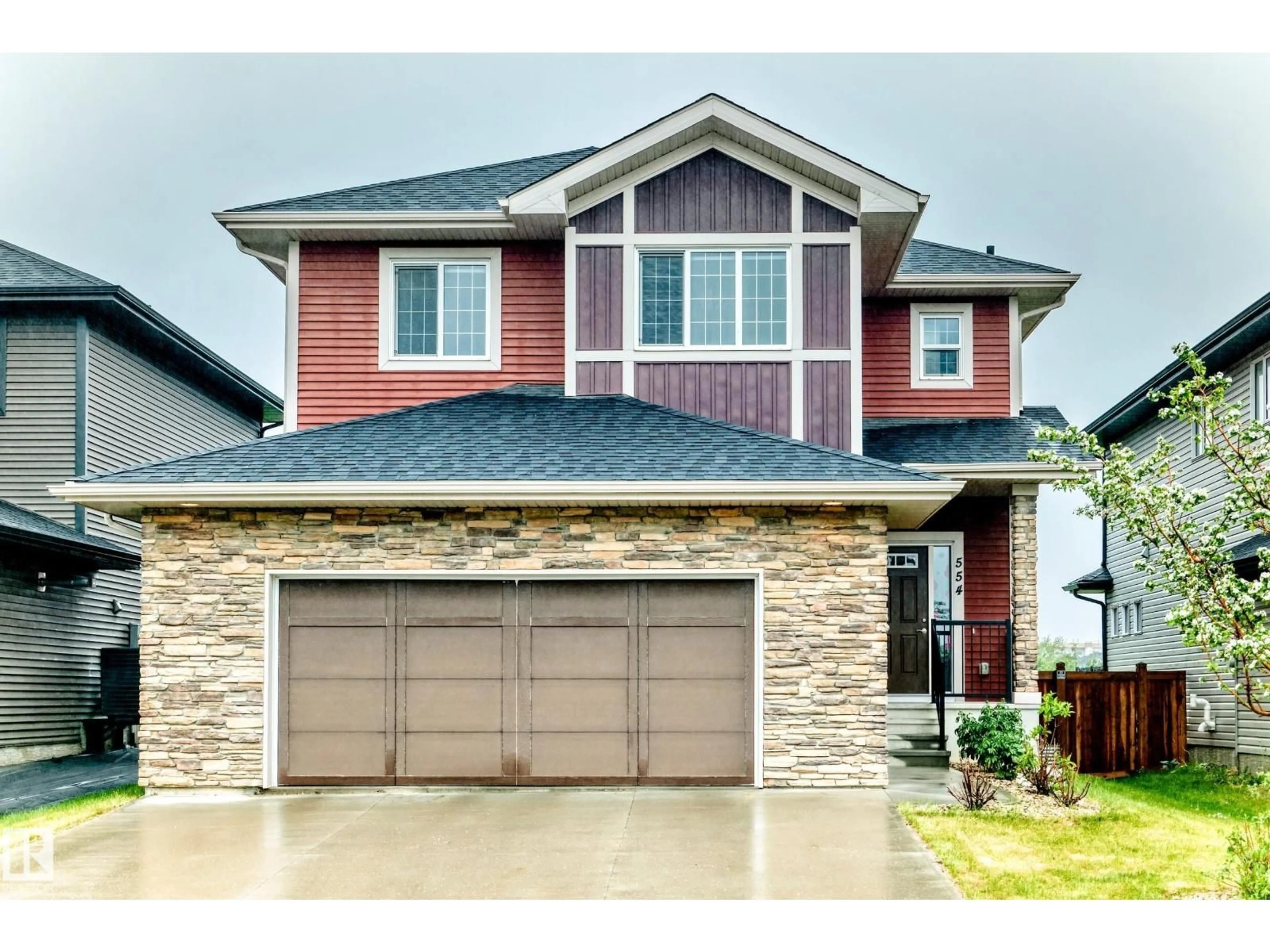 Home with brick exterior material, street for 554 MERLIN LANDING LD, Edmonton Alberta T5S0H3
