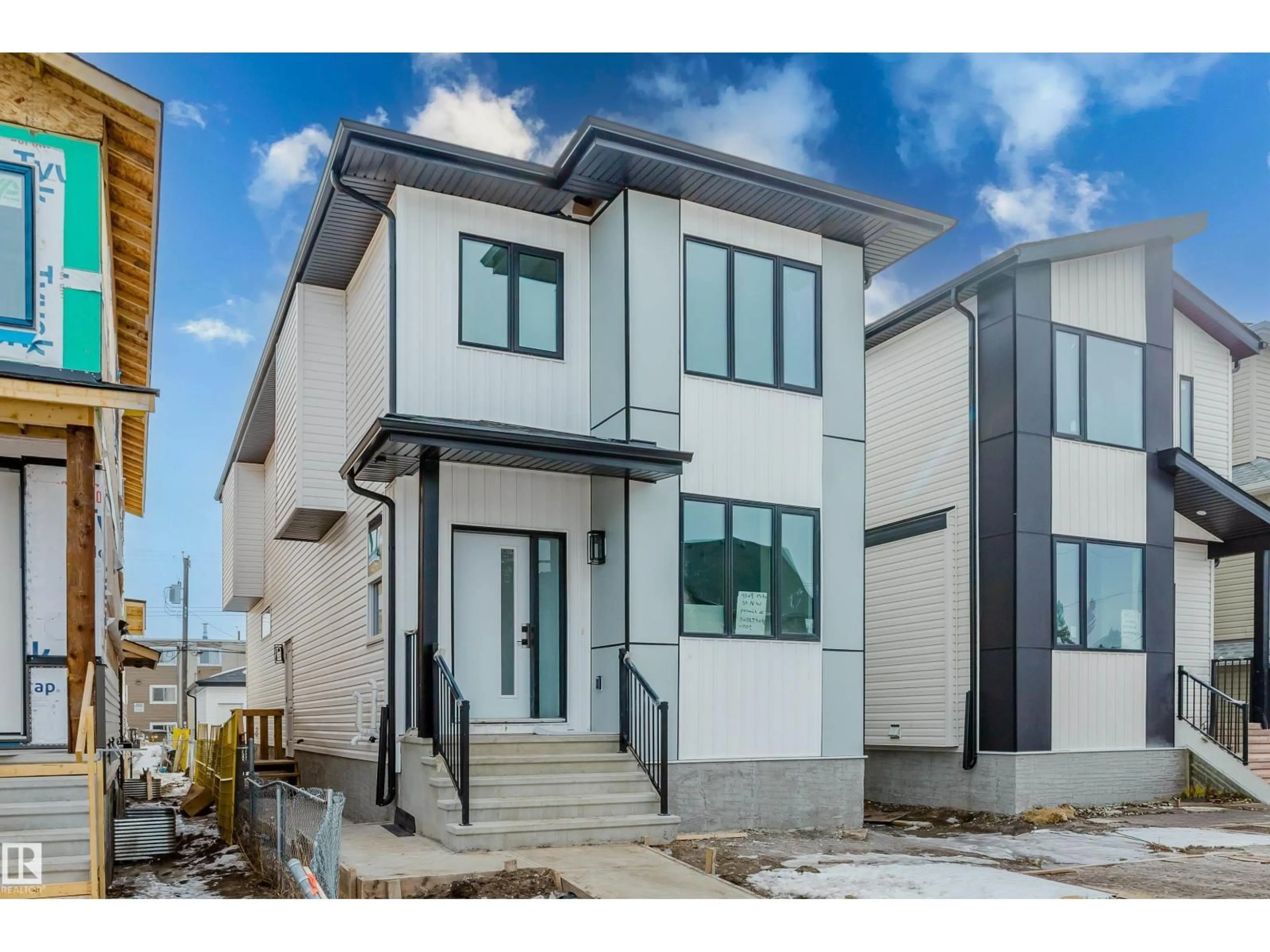 Home with vinyl exterior material, street for NW - 9709 157 ST, Edmonton Alberta T5P2T4