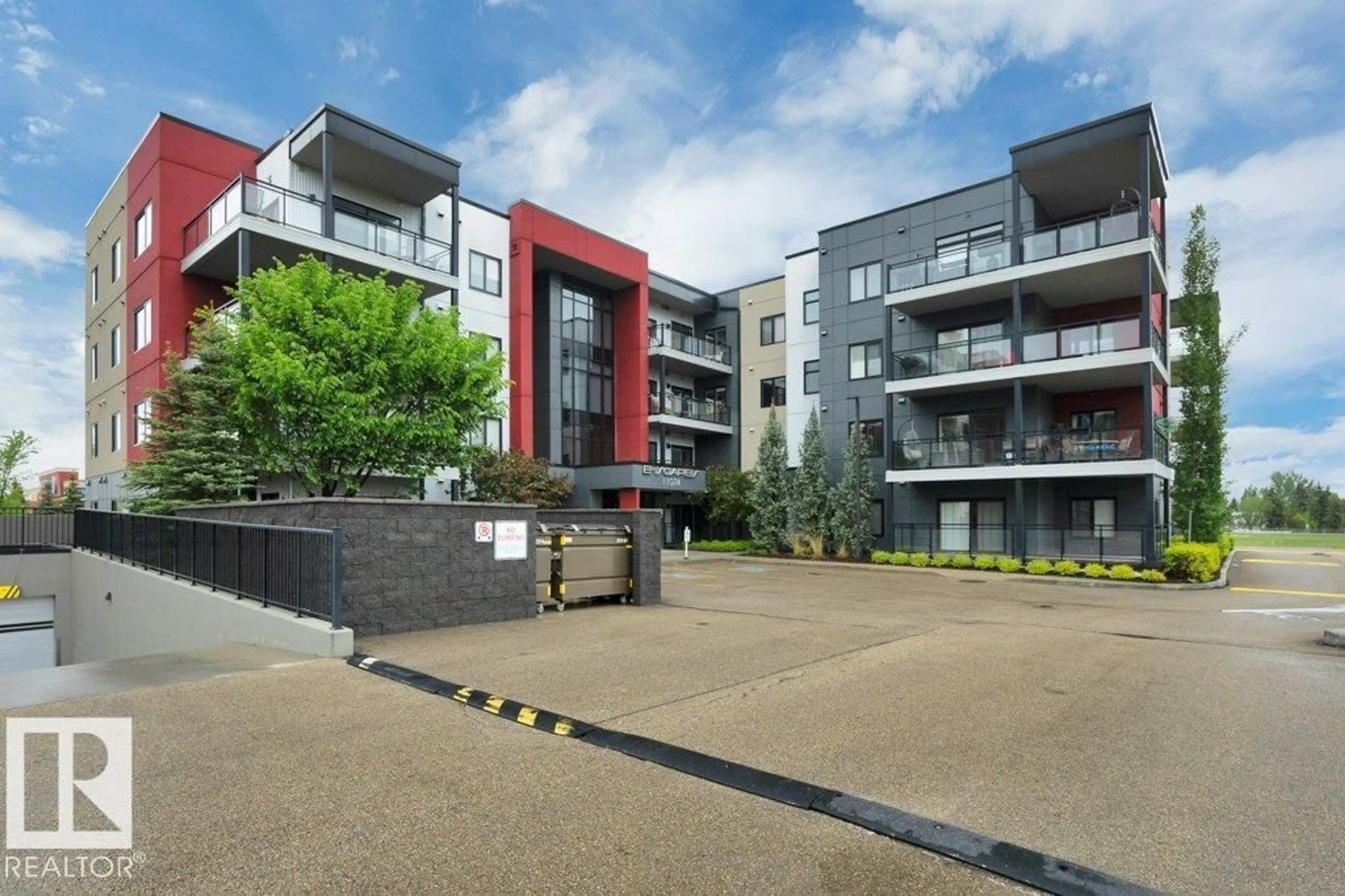 A pic from outside/outdoor area/front of a property/back of a property/a pic from drone, building for #223 - 11074 ELLERSLIE RD SW, Edmonton Alberta T6W2C2