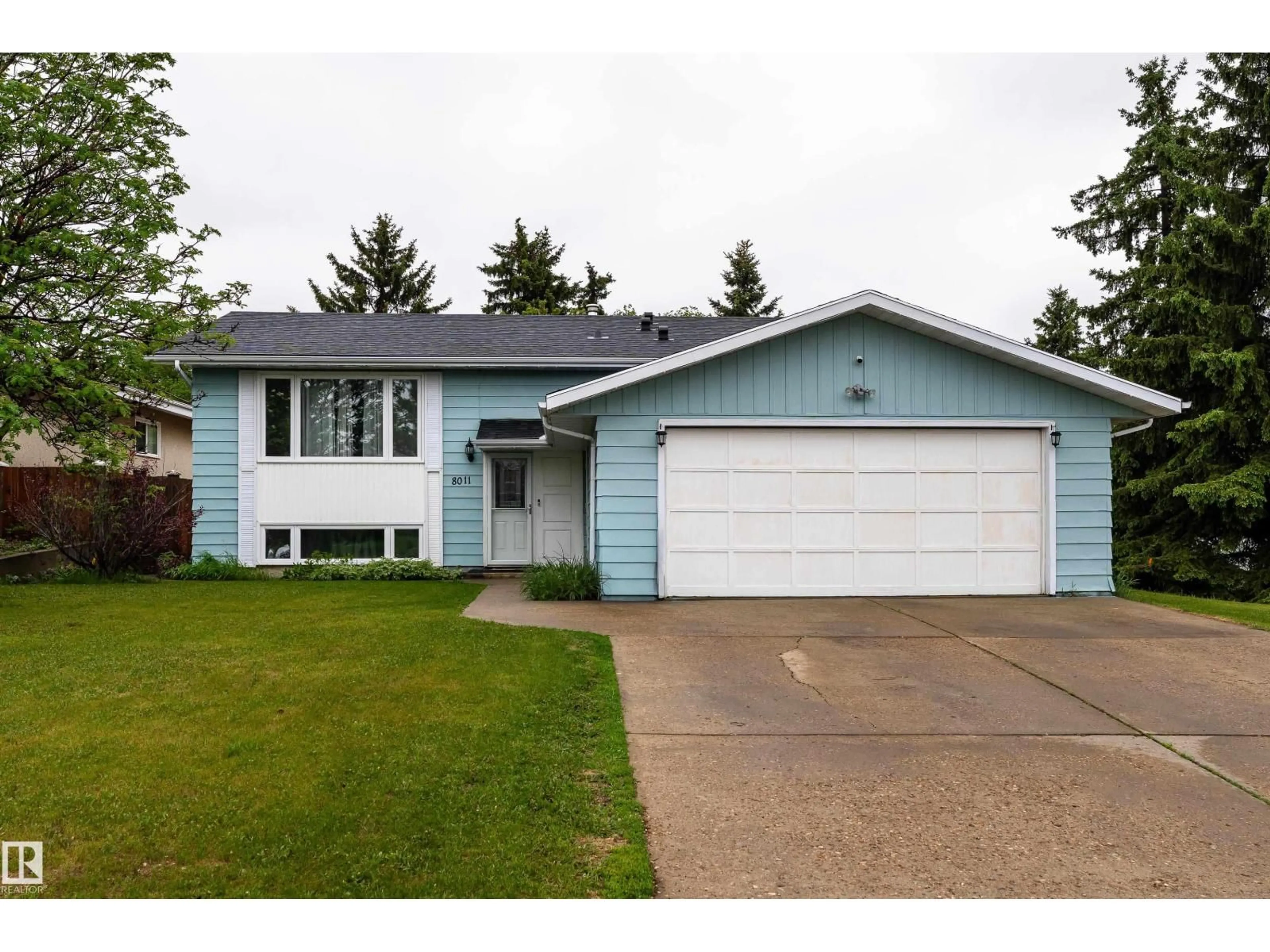 Home with vinyl exterior material, street for 8011 44 AV, Edmonton Alberta T6K0Z3
