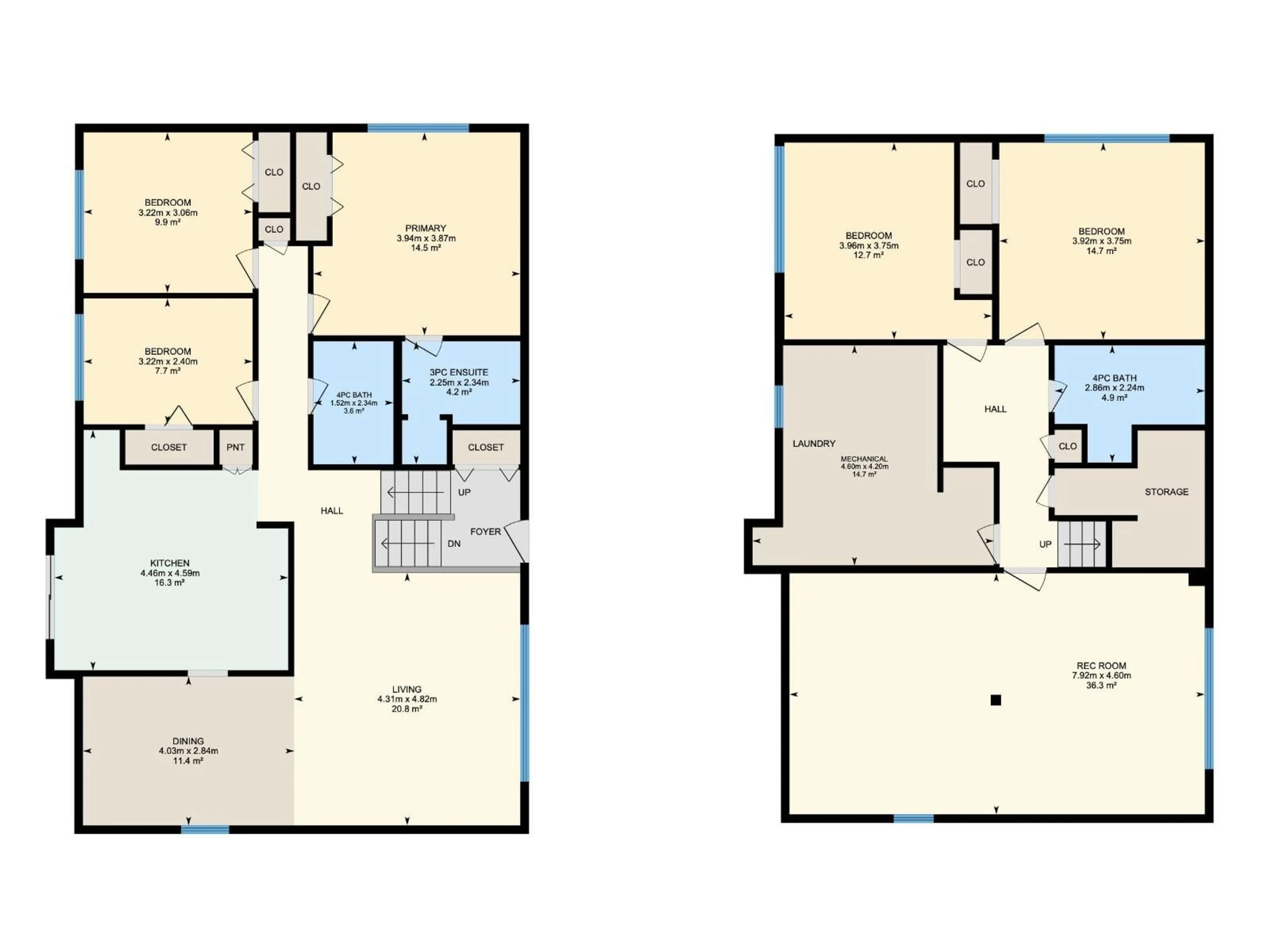 Floor plan for 8011 44 AV, Edmonton Alberta T6K0Z3