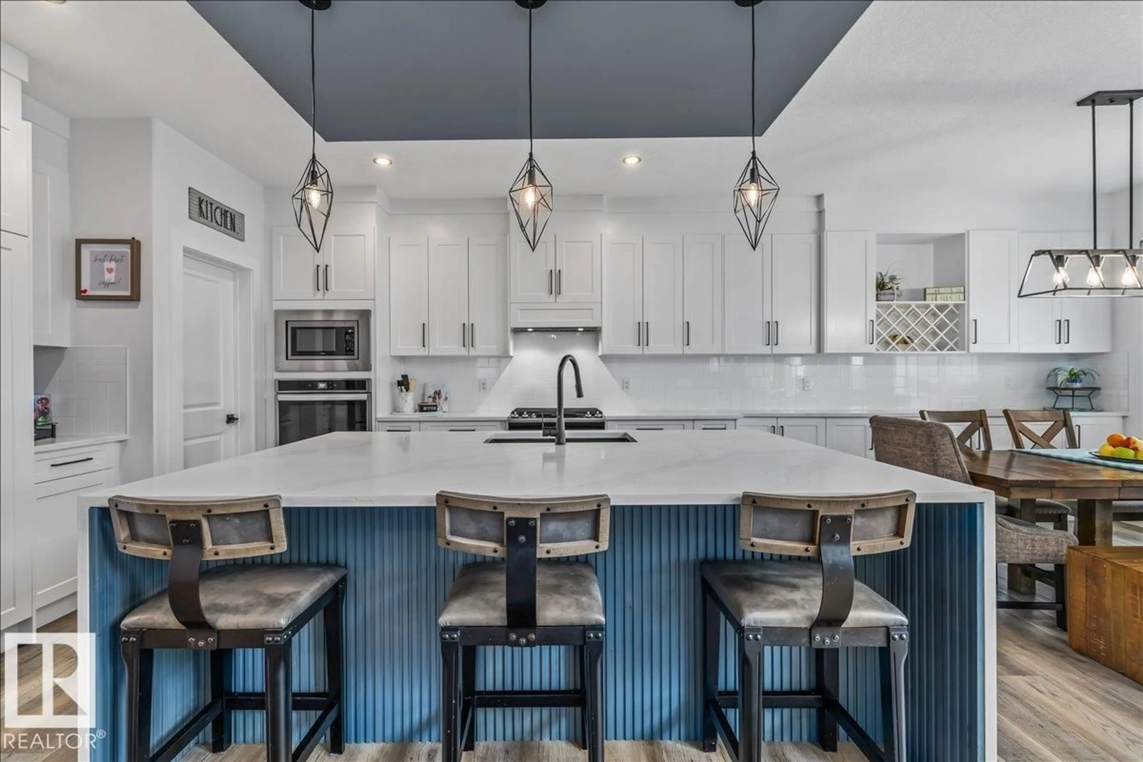 Open concept kitchen, ceramic/tile floor for 4 DALQUIST, Leduc Alberta T9E0N4