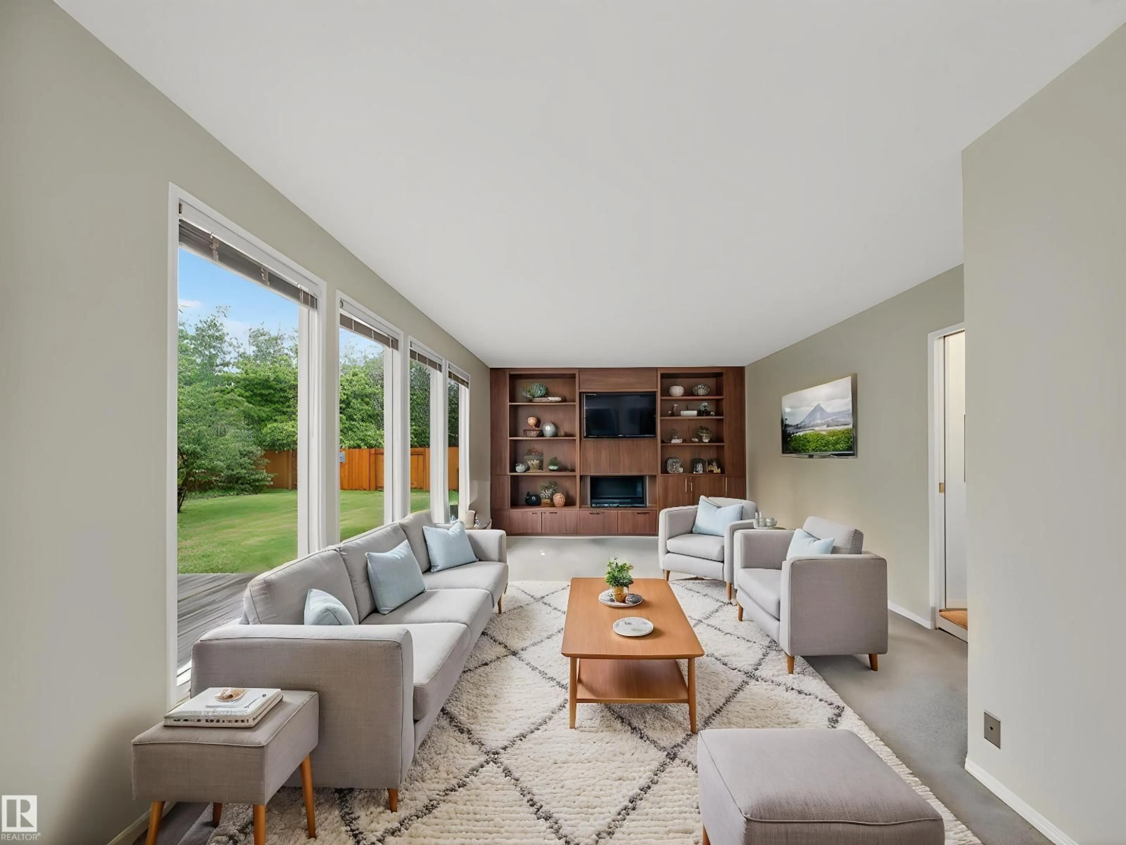 Living room with furniture, unknown for 70 WOODSTOCK DR, Sherwood Park Alberta T8A4C3