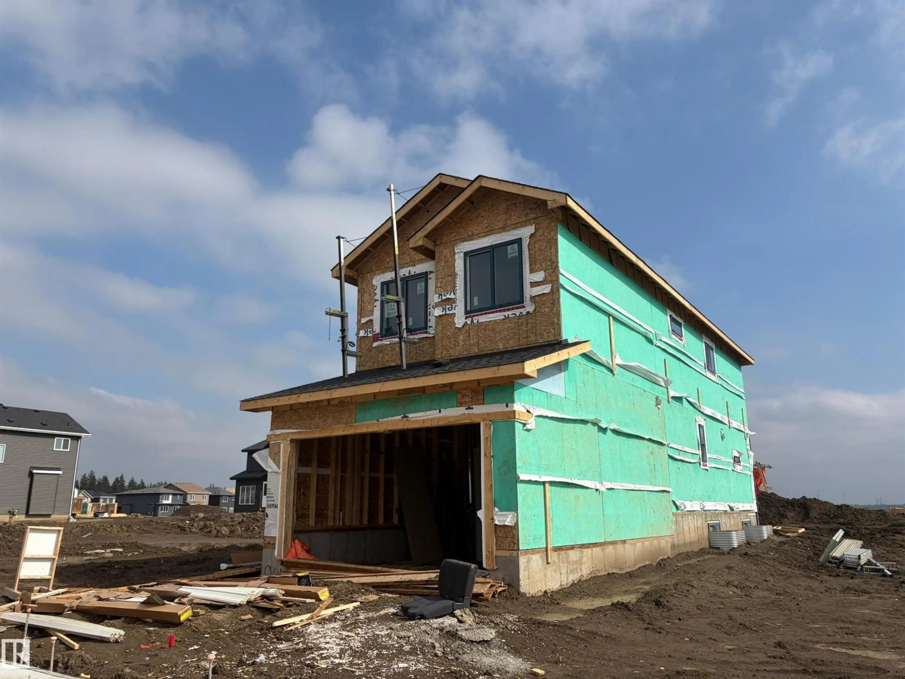 Home with vinyl exterior material, building for 84 ROSA CR, St. Albert Alberta T8N7Y4