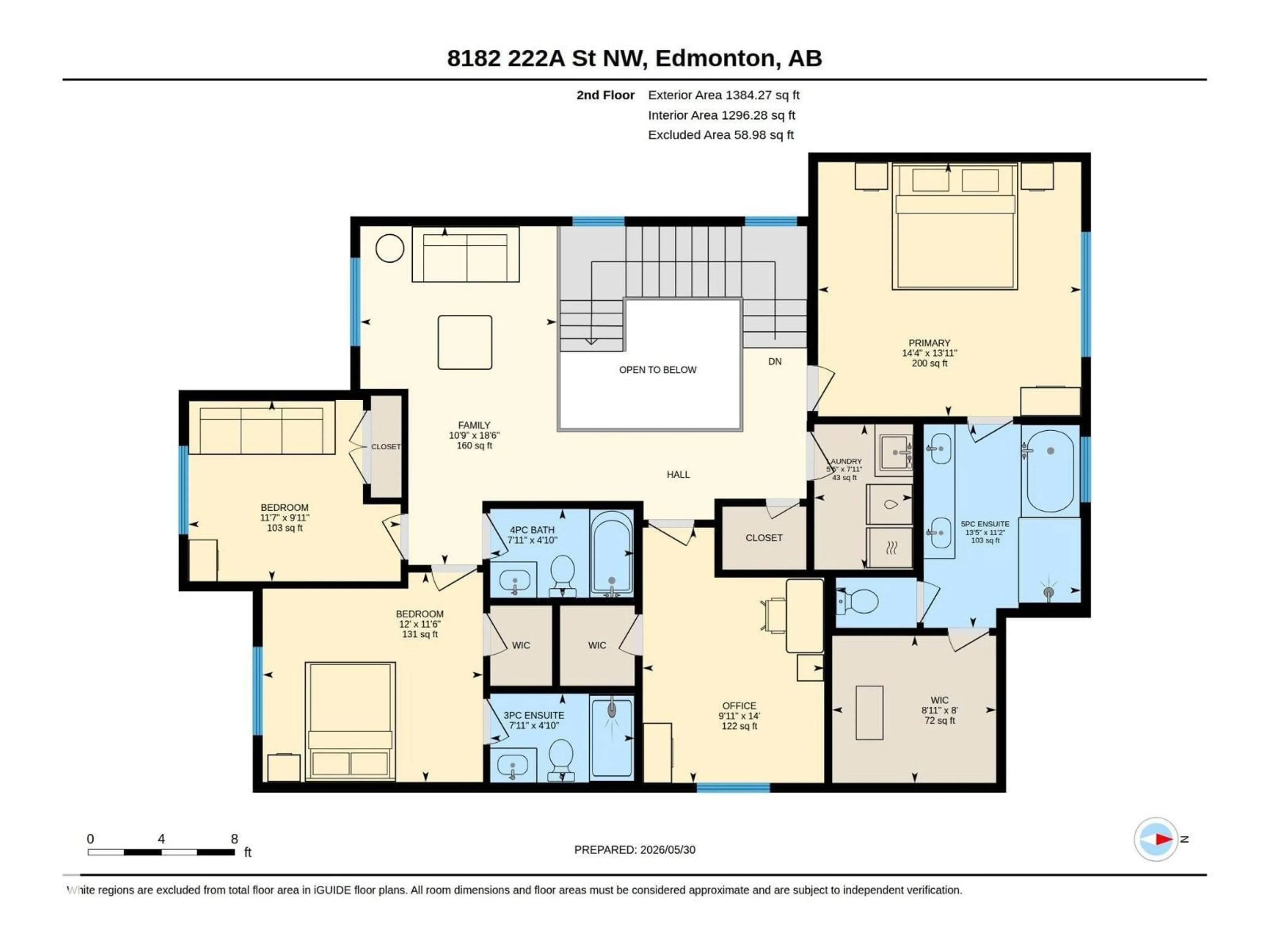 Floor plan for NW - 8182 222A ST, Edmonton Alberta T5T7L2