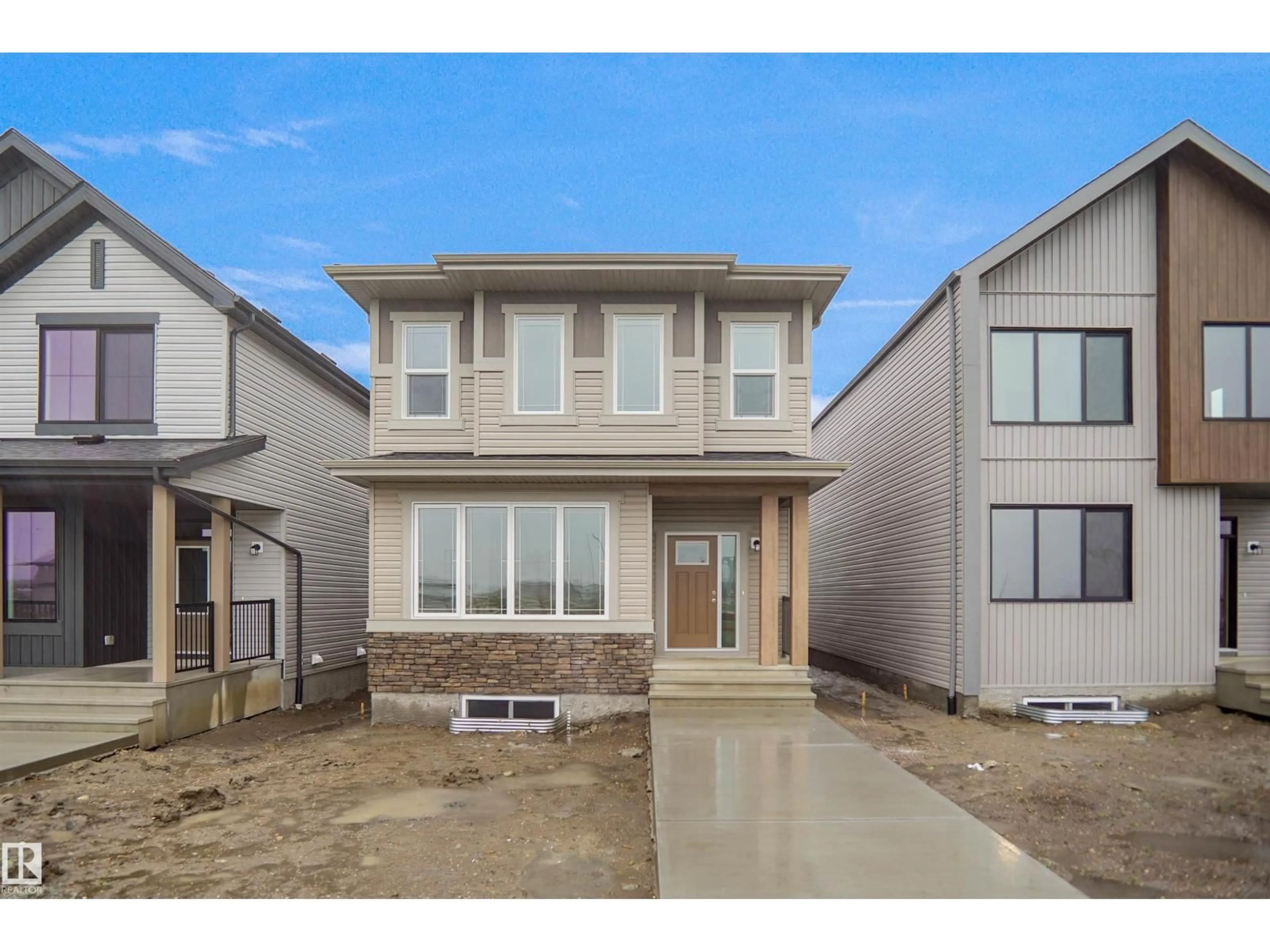 Home with brick exterior material, street for NE - 17510 5A ST, Edmonton Alberta T5Y4E8