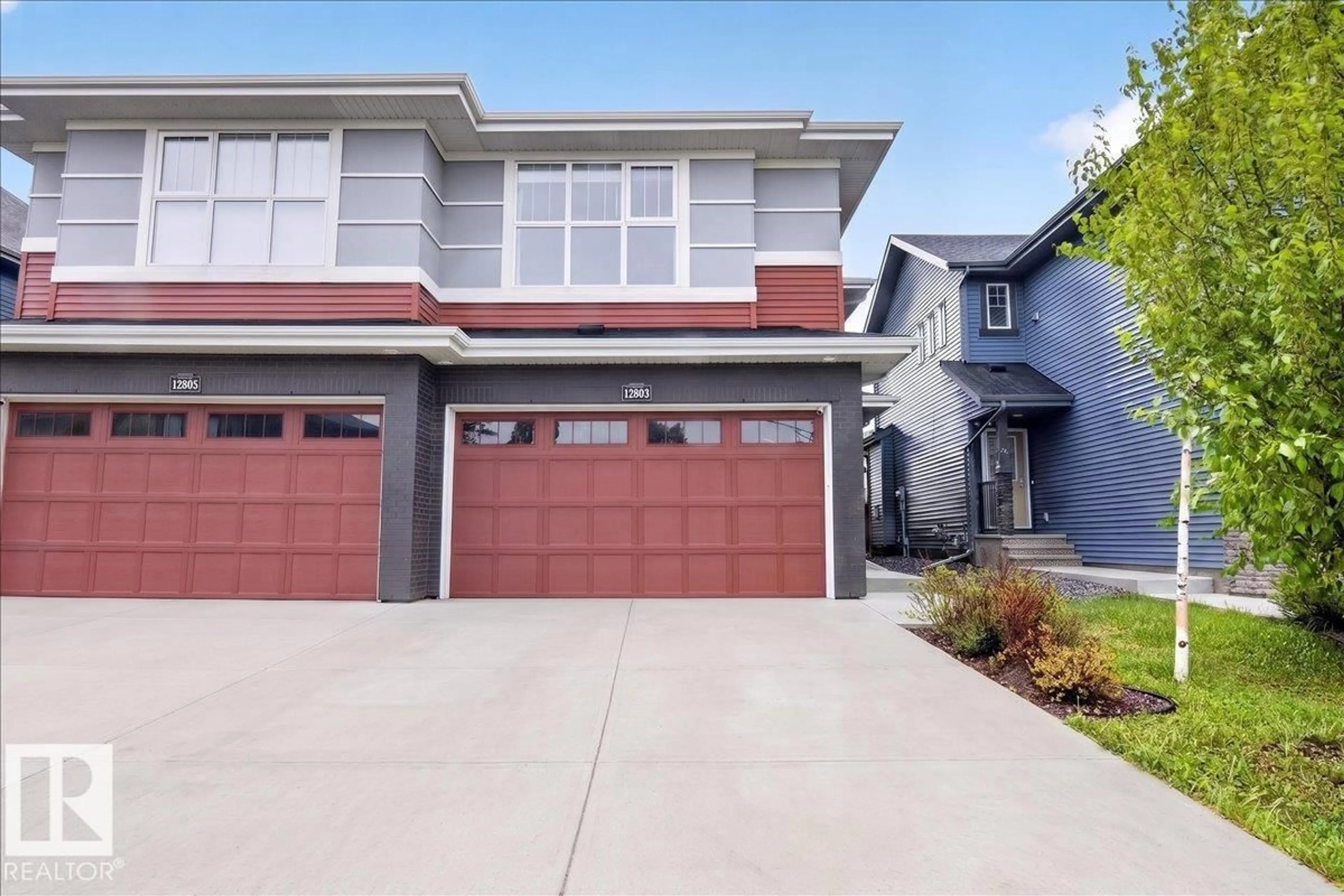 Home with vinyl exterior material, street for NW - 12803 205 ST, Edmonton Alberta T5S0L8