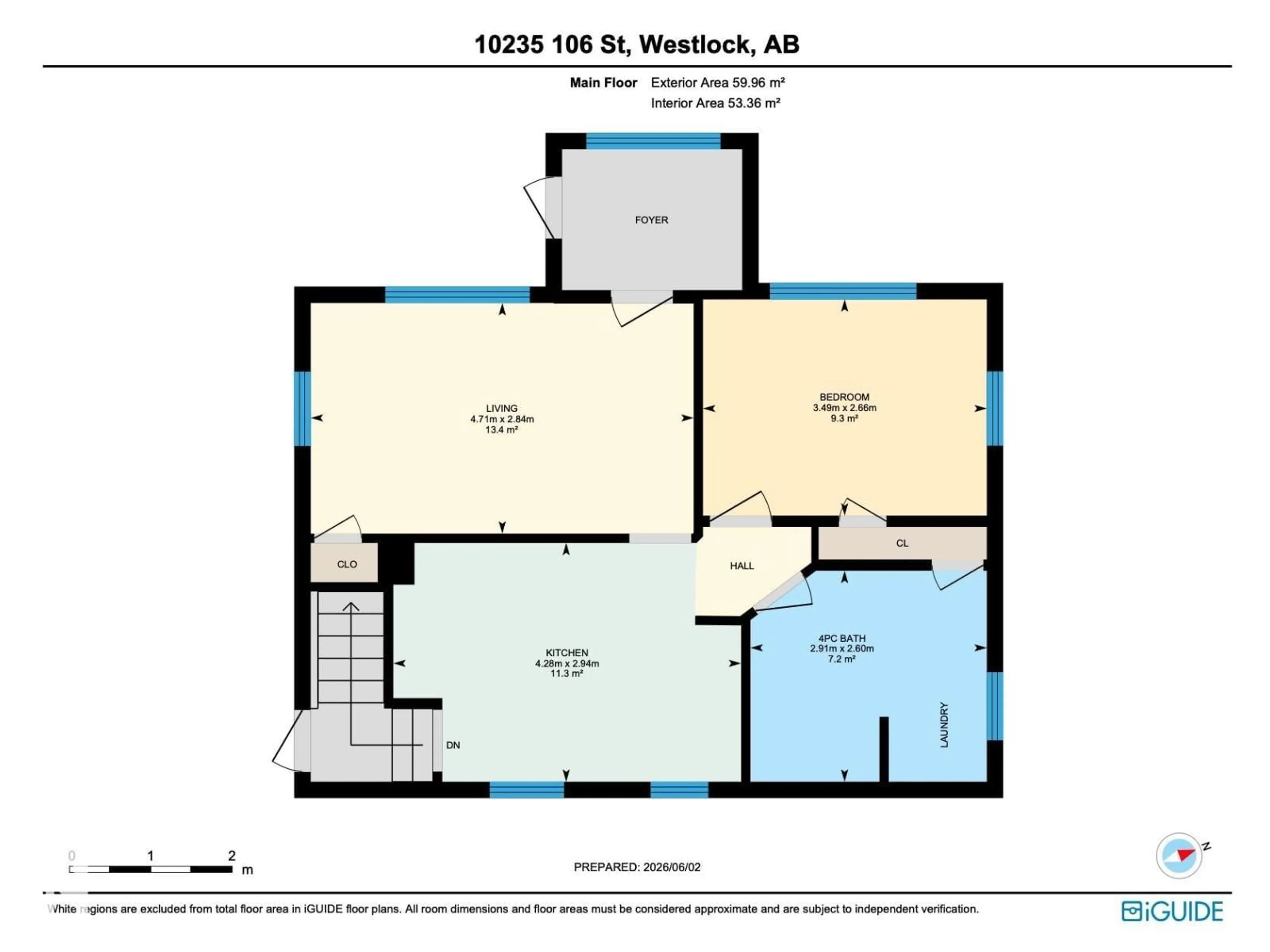 Floor plan for 10235 106 ST, Westlock Alberta T7P1W4