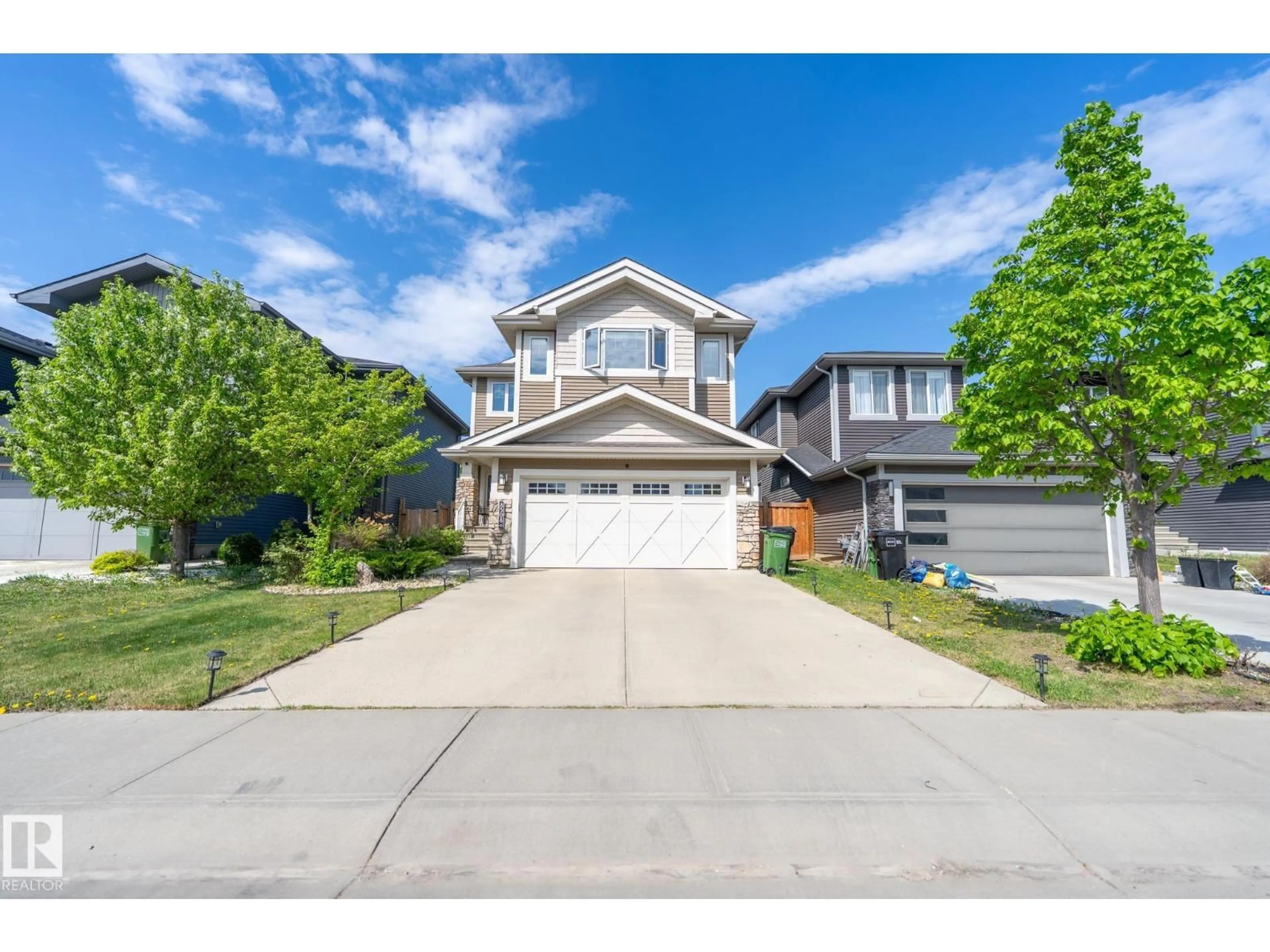 A pic from outside/outdoor area/front of a property/back of a property/a pic from drone, street for NW - 8508 219 ST, Edmonton Alberta T5T7C9