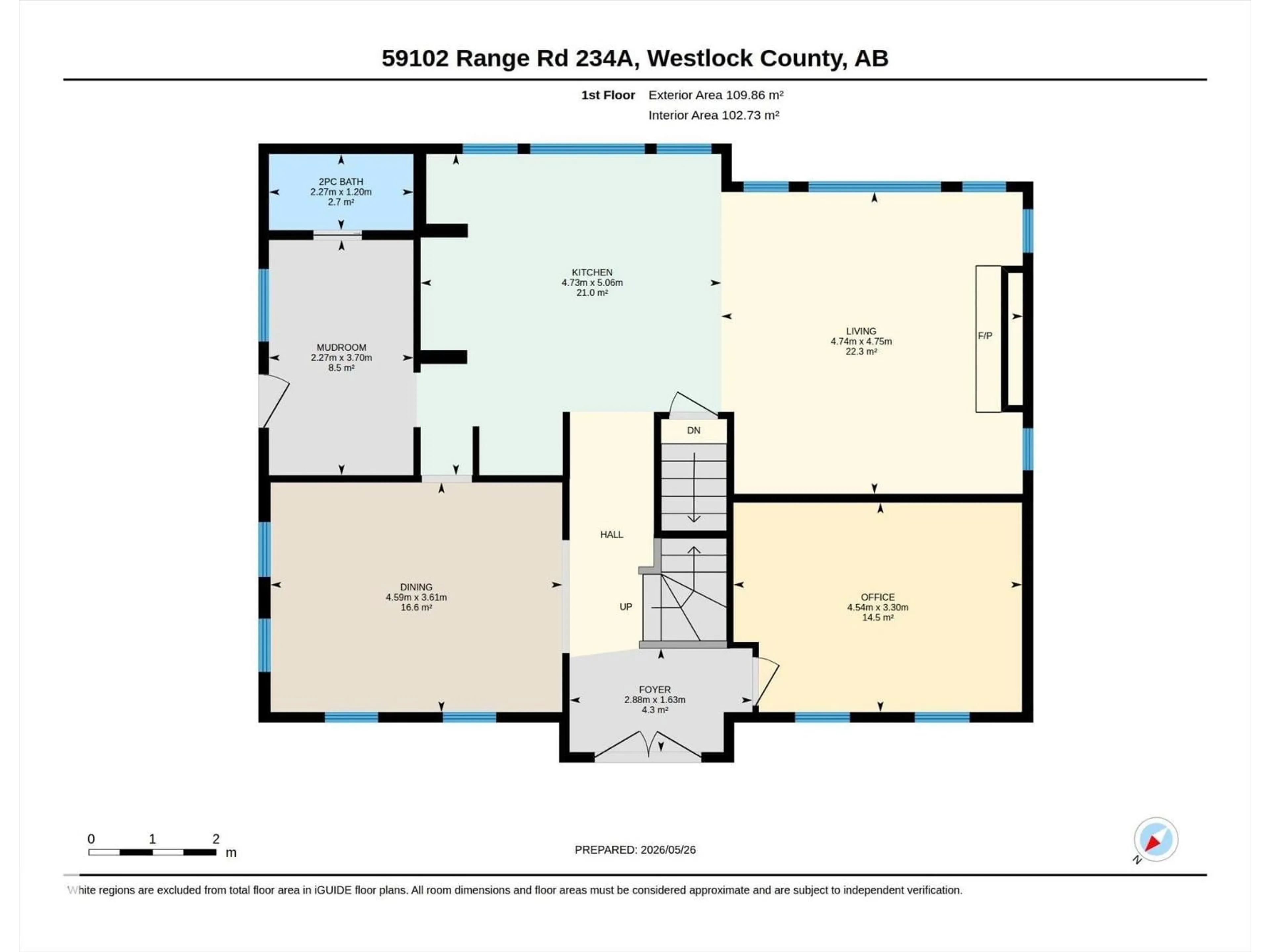 Floor plan for 59102 RGE ROAD 234, Rural Westlock County Alberta T0G2J0