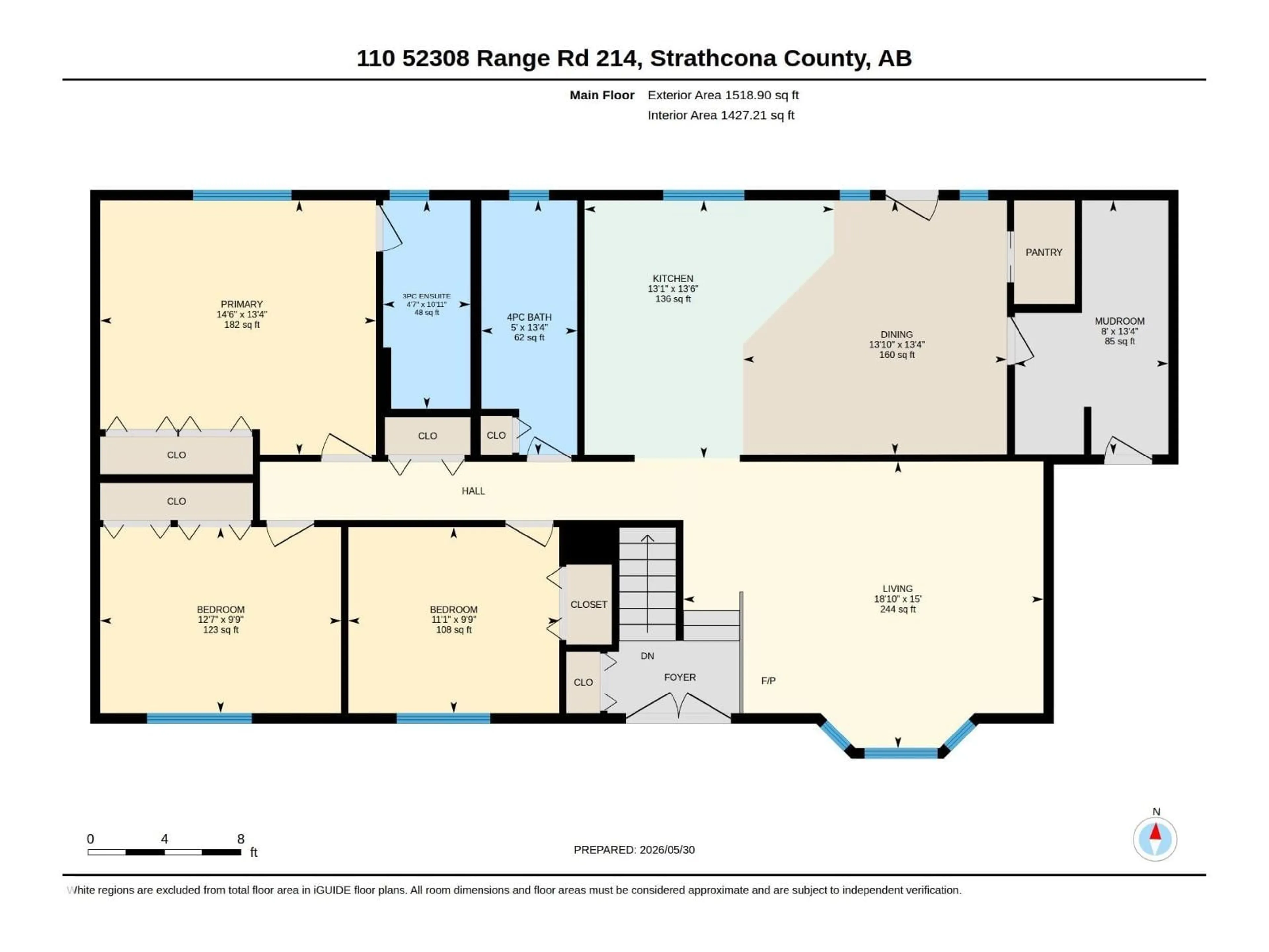 Floor plan for 52308 - 110 RR 214, Rural Strathcona County Alberta T8E1H4