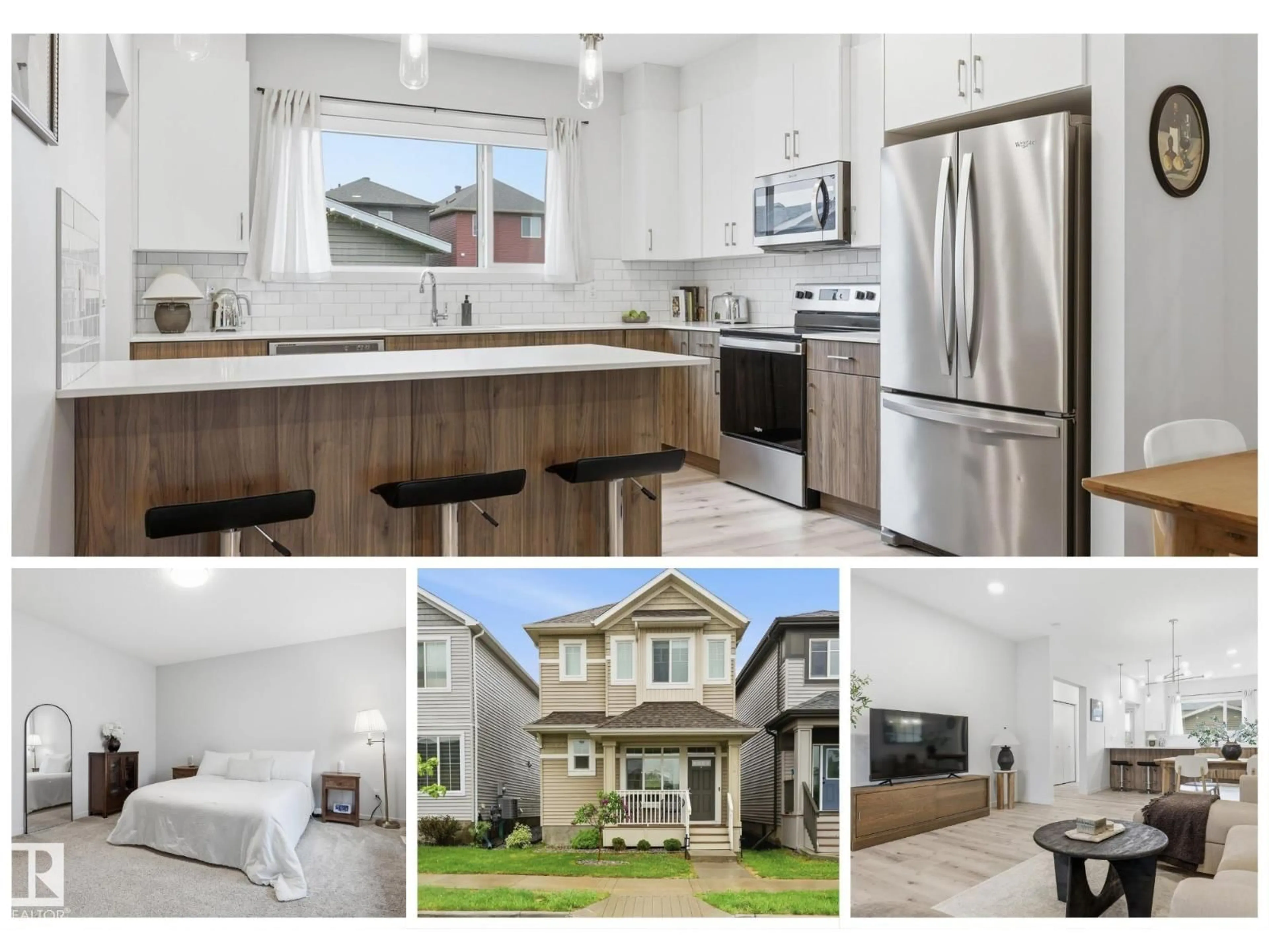 Open concept kitchen, unknown for 14 DANIEL ST, Fort Saskatchewan Alberta T8L0X3