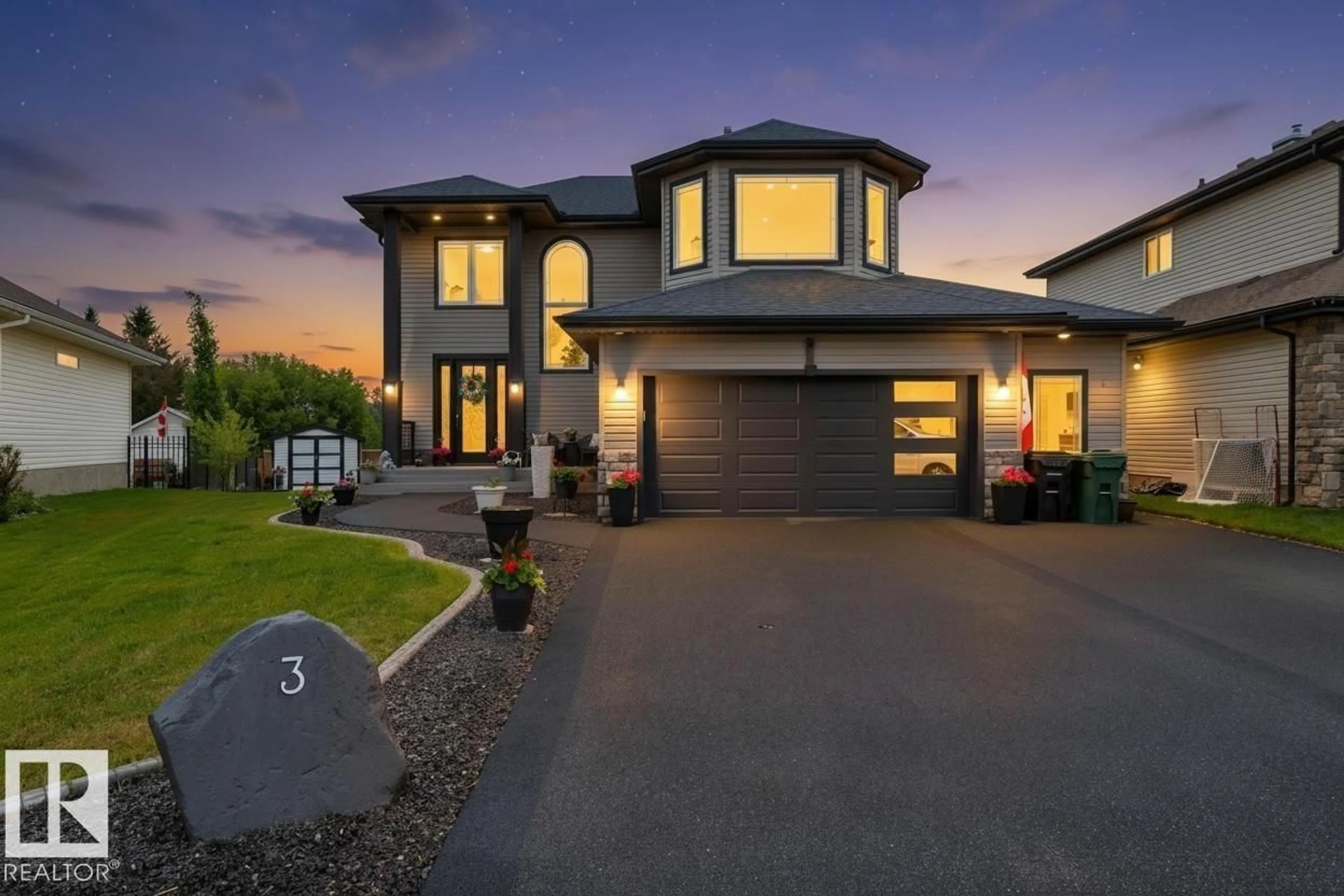 Home with vinyl exterior material, street for BA - 3 HARVARD, Spruce Grove Alberta T7X4K9