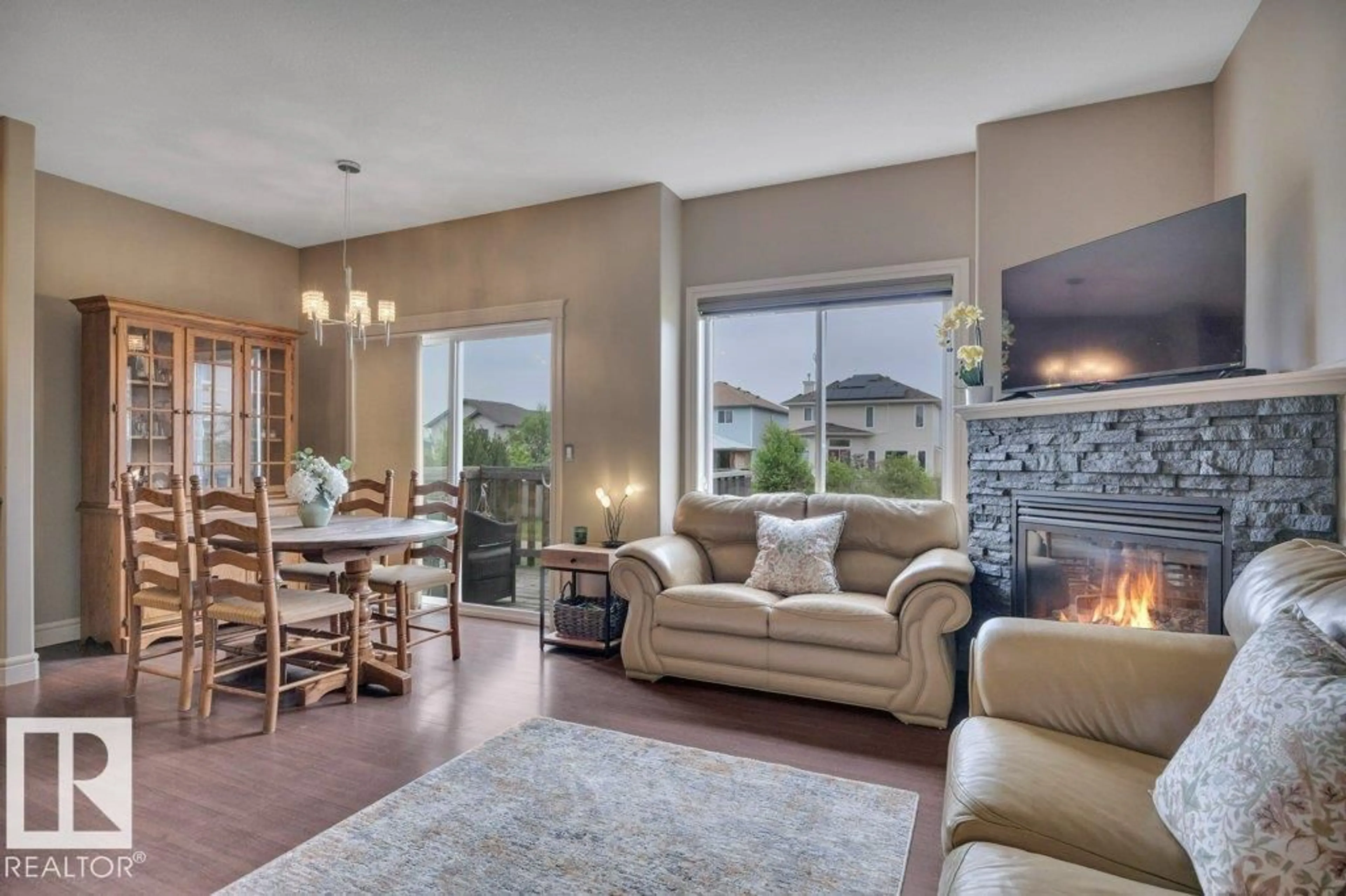 Living room with furniture, unknown for #10 - 15151 43 ST, Edmonton Alberta T5Y0L3