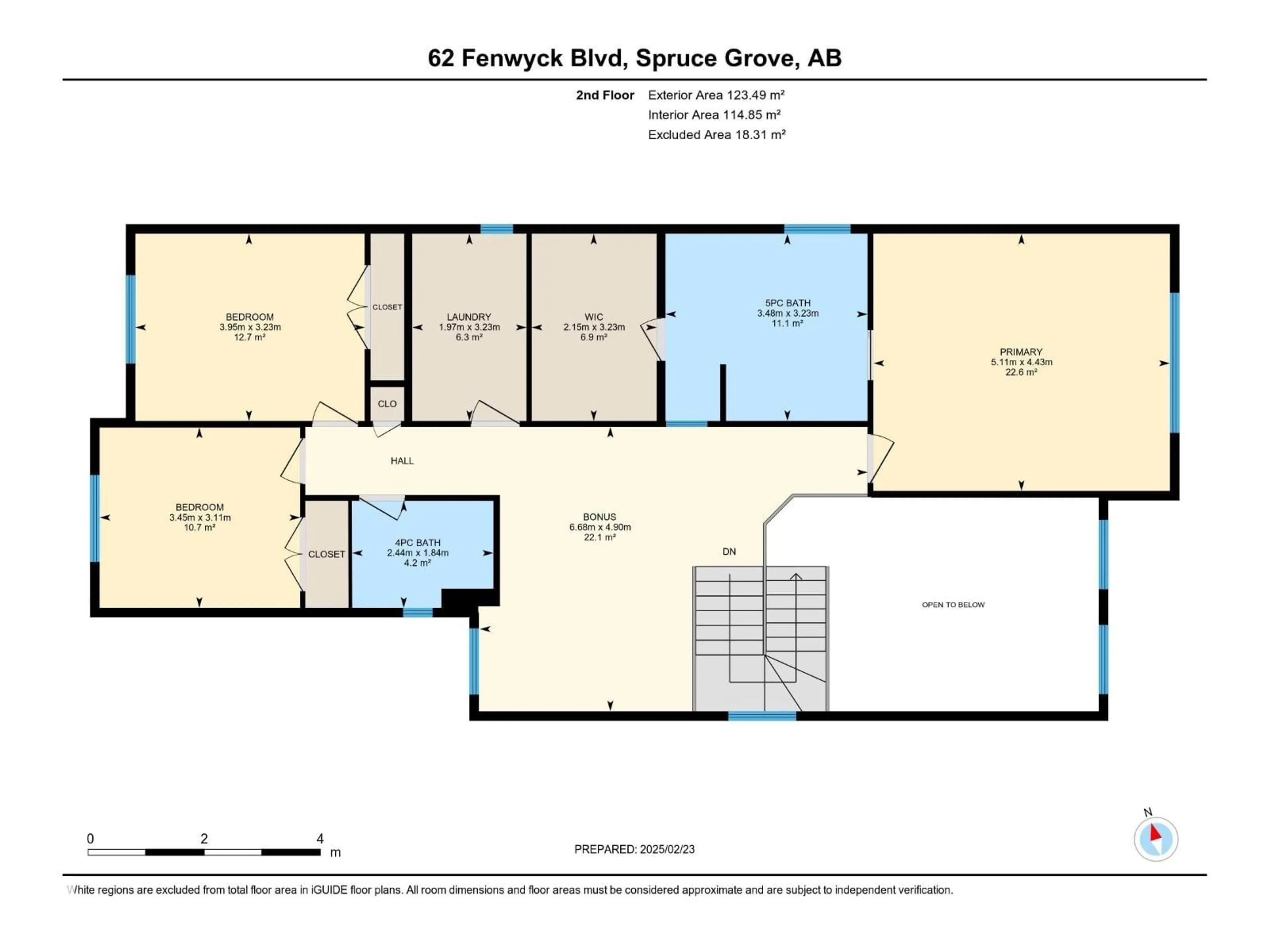 Floor plan for 62 FENWYCK BLVD, Spruce Grove Alberta T7X0Z2