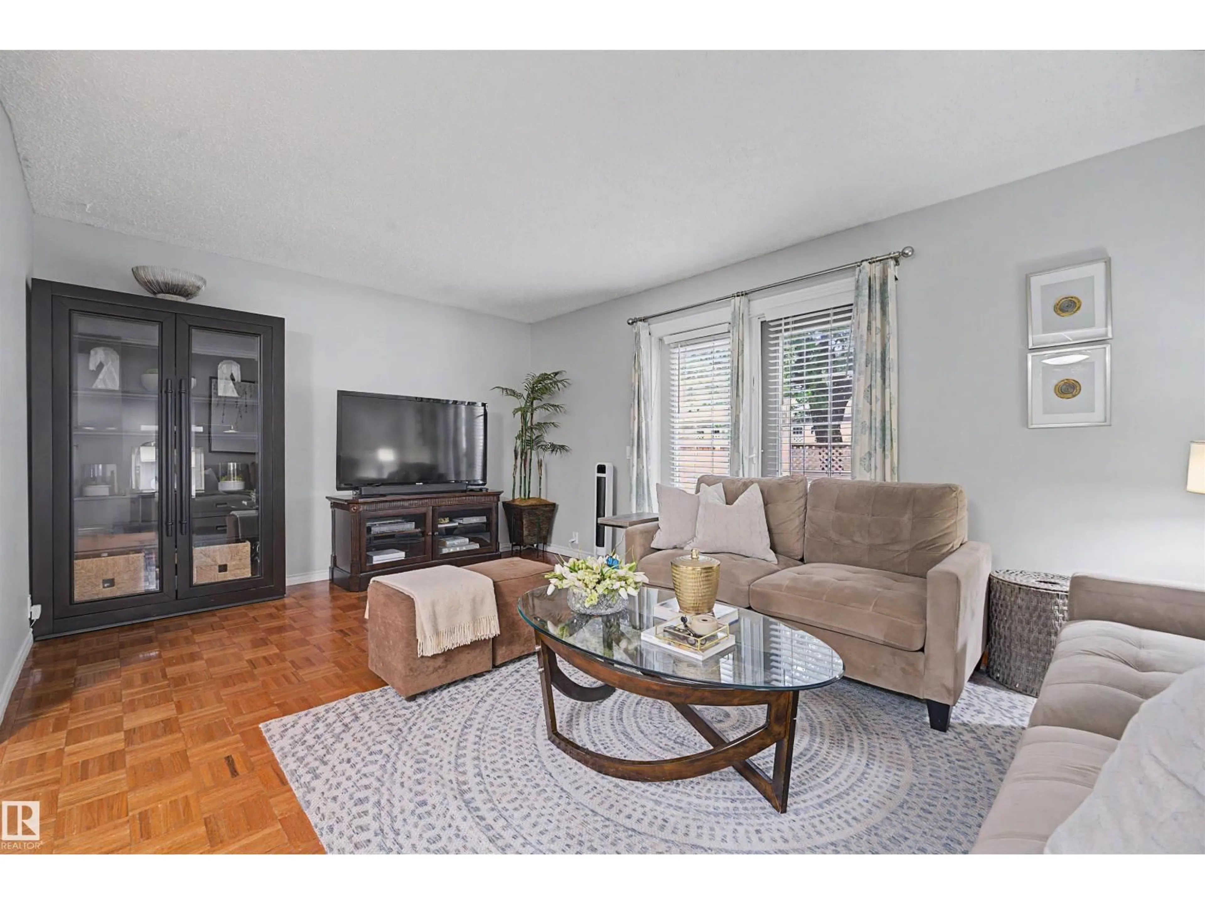 Living room with furniture, unknown for 5420 146 AV, Edmonton Alberta T5A4L6