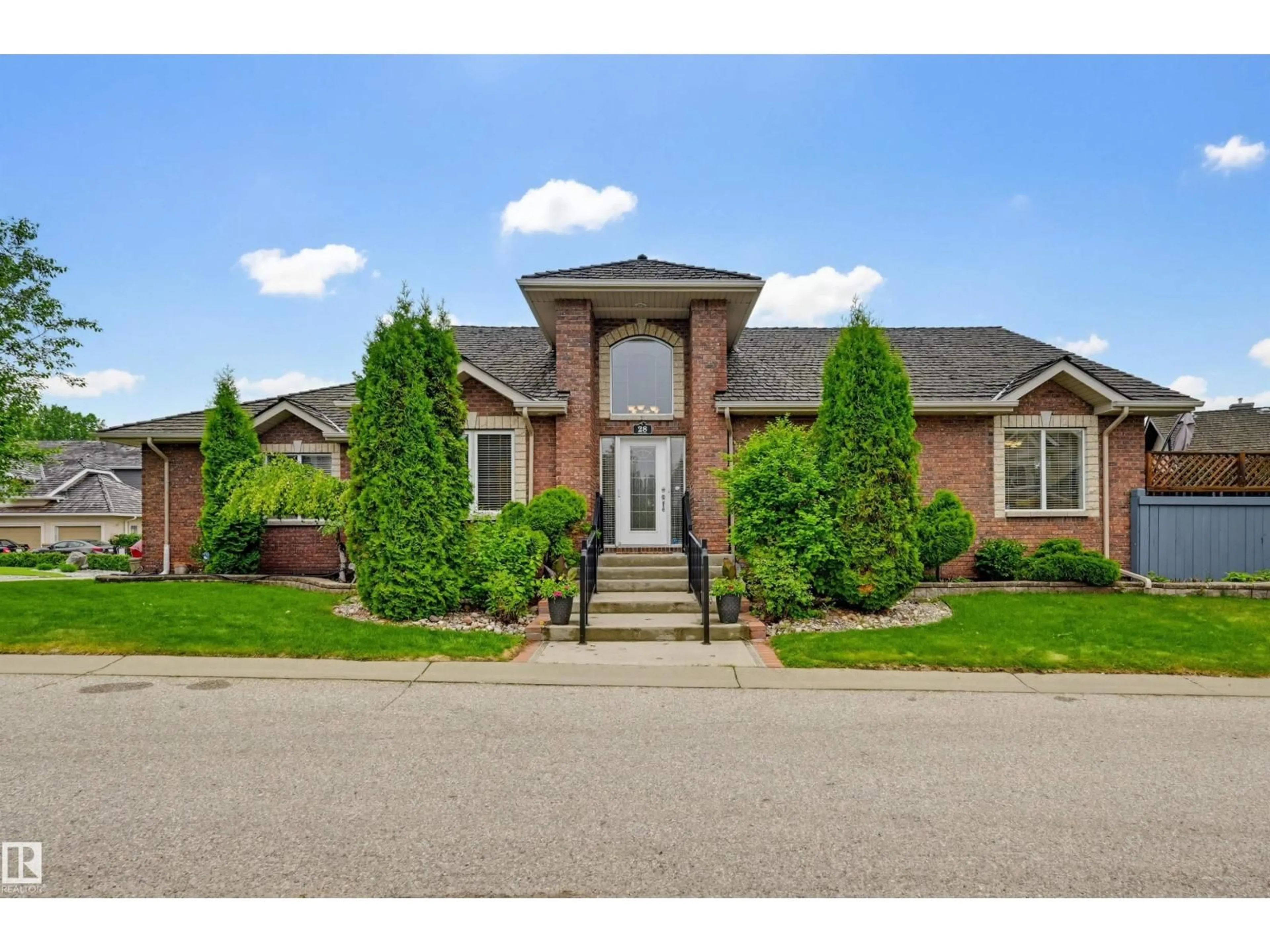 Home with brick exterior material, street for 28 PRESTIGE PT, Edmonton Alberta T6M2T3