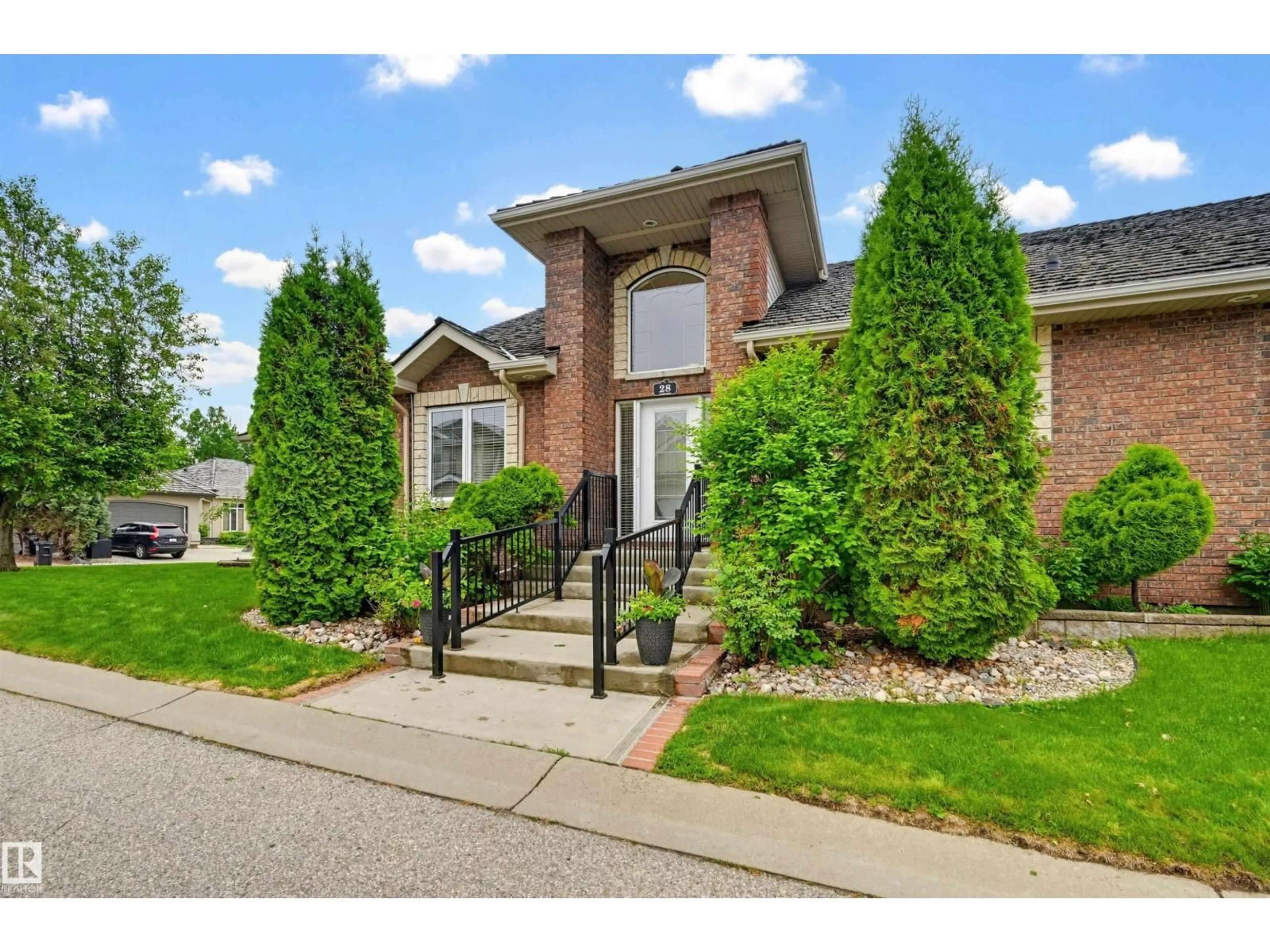 Home with brick exterior material, street for 28 PRESTIGE PT, Edmonton Alberta T6M2T3
