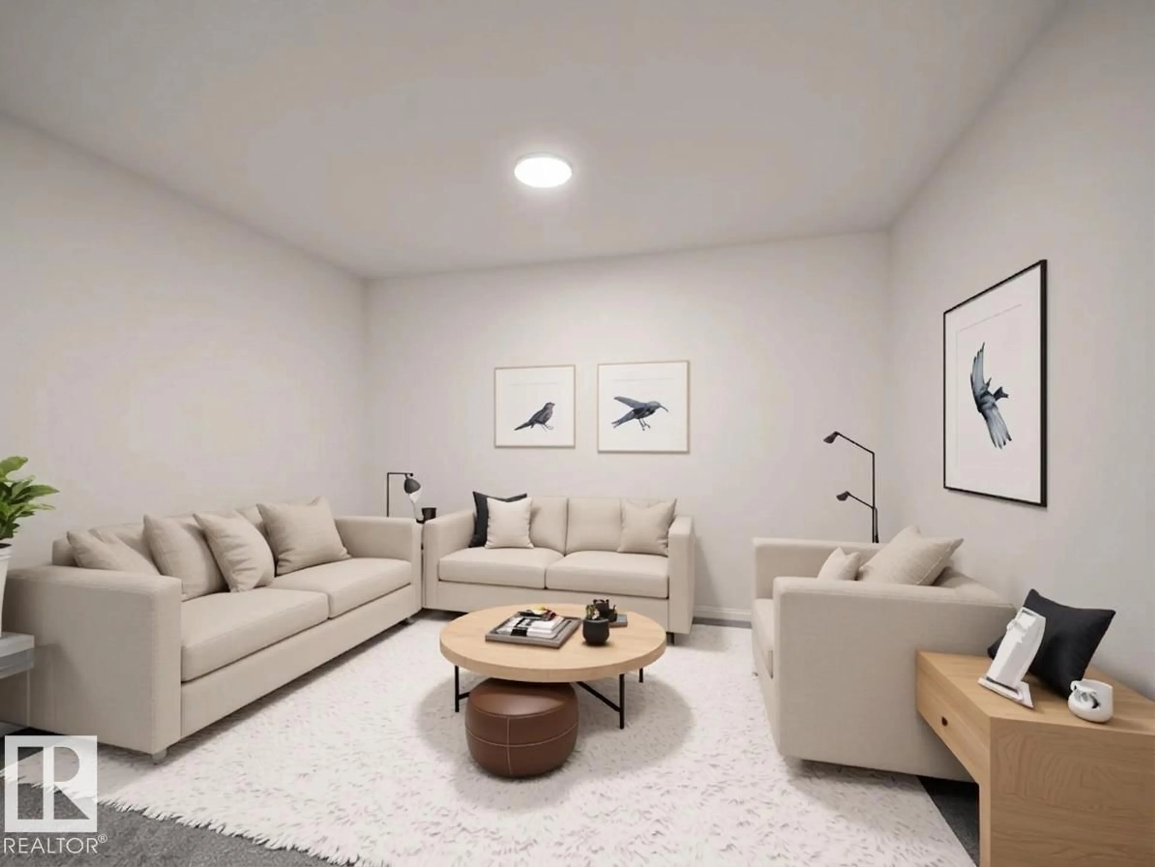 Living room with furniture, unknown for 20735 24 AV, Edmonton Alberta T6M2C4