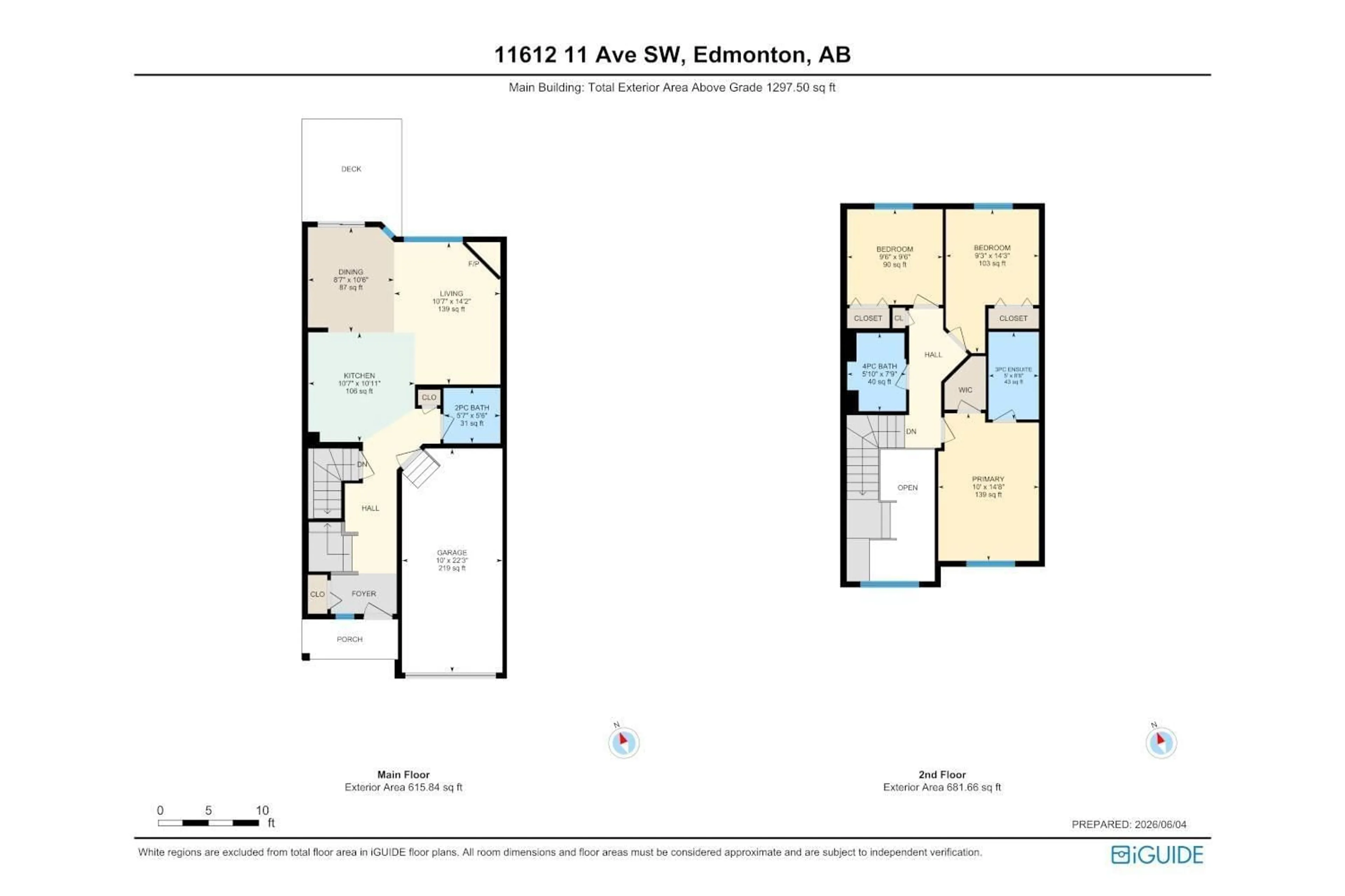 Floor plan for SW - 11612 11 AV, Edmonton Alberta T6W1W8