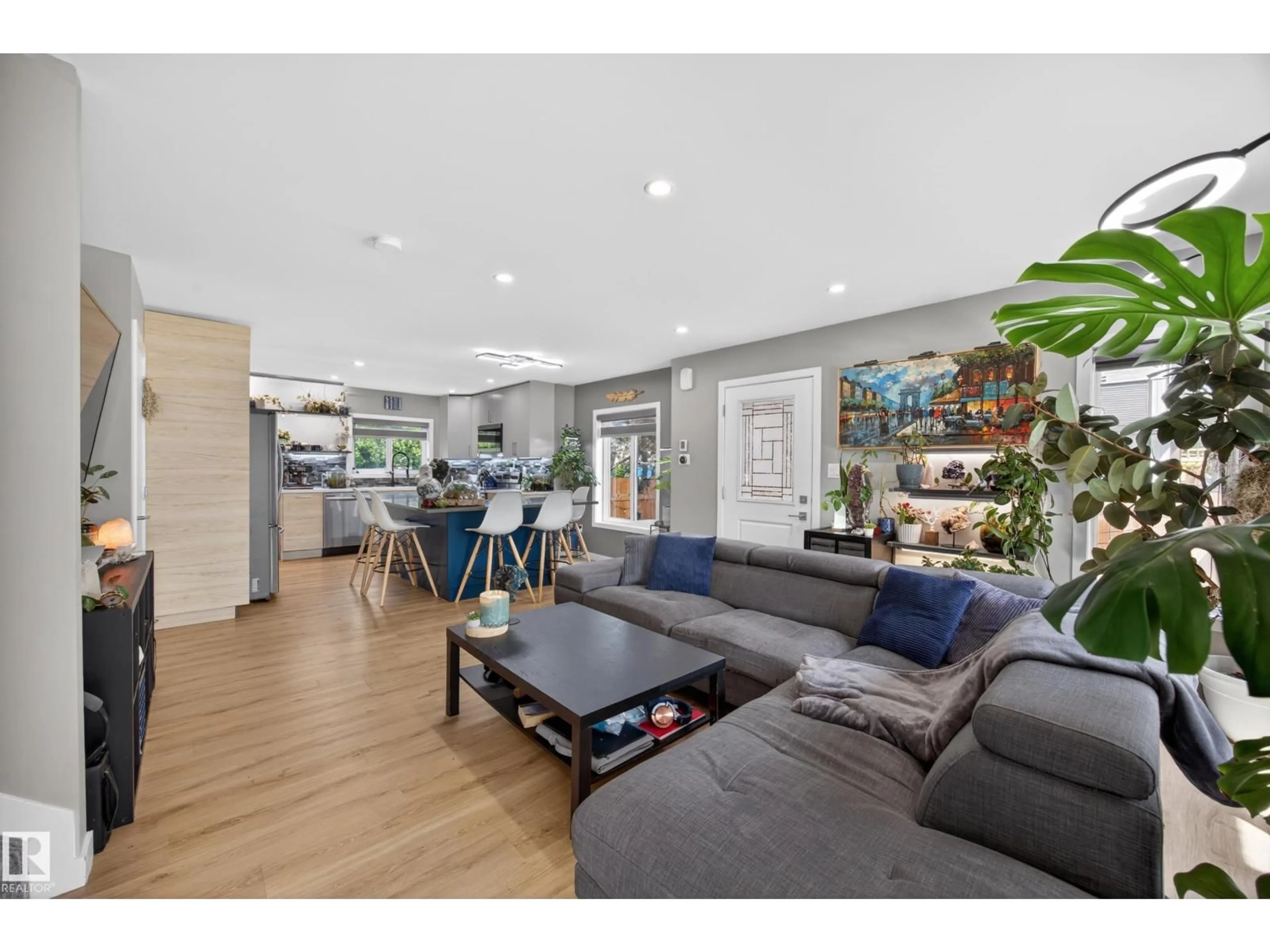 Living room with furniture, unknown for 12604 116 AV, Edmonton Alberta T5M2S3