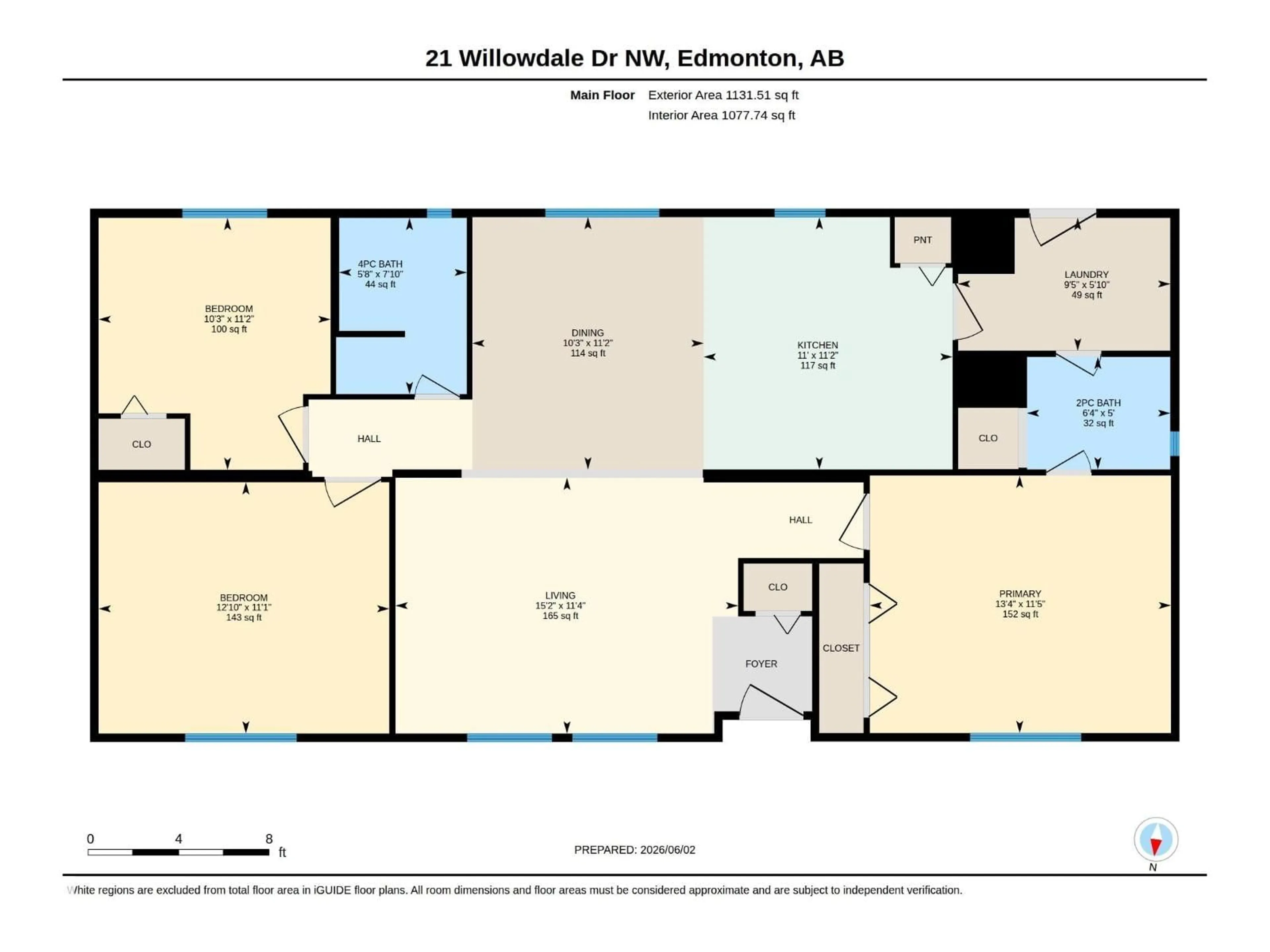 Floor plan for 21 WILLOWDALE DR, Edmonton Alberta T6P1H5