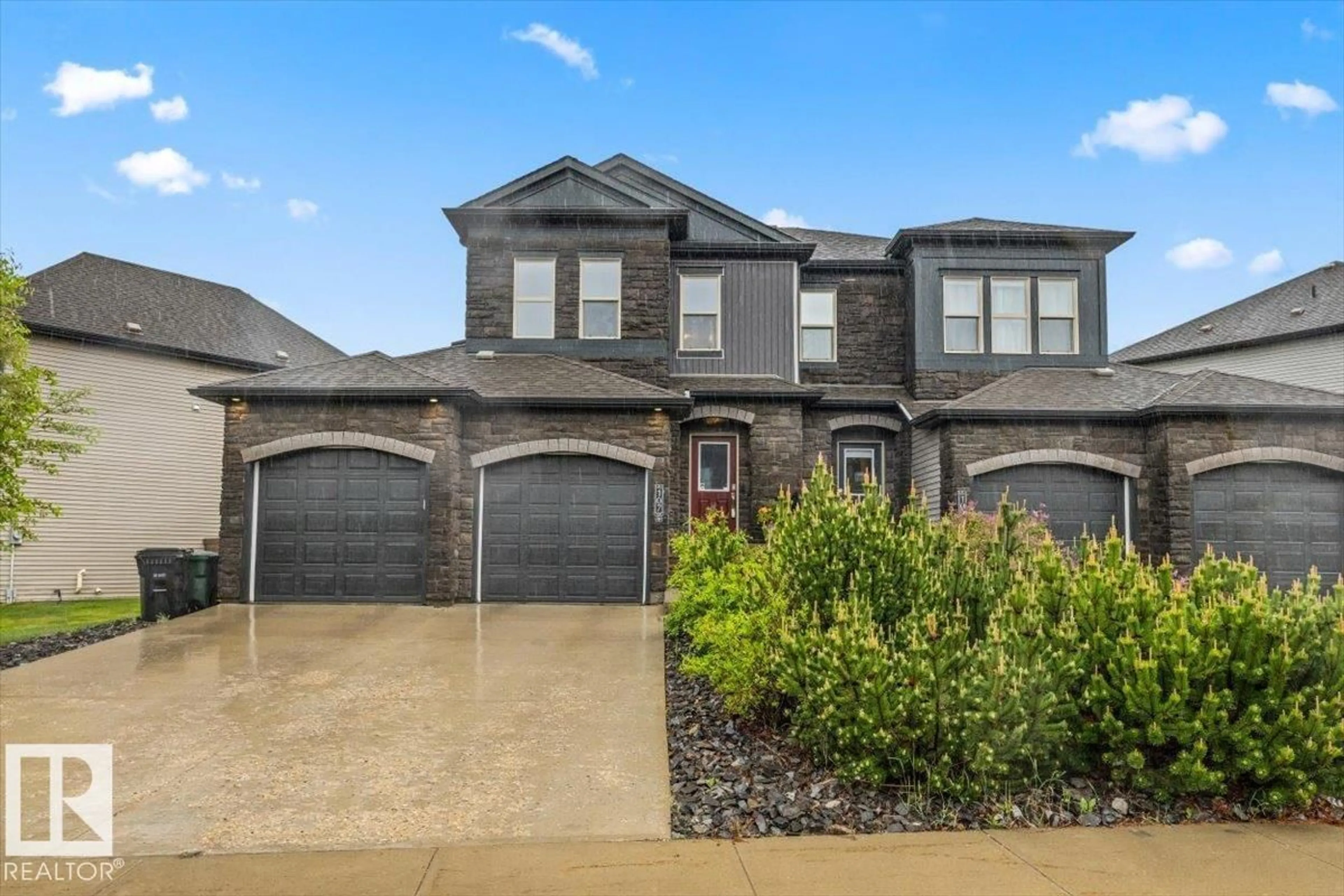 Home with brick exterior material, street for 107 GILMORE WY, Spruce Grove Alberta T7X0M5