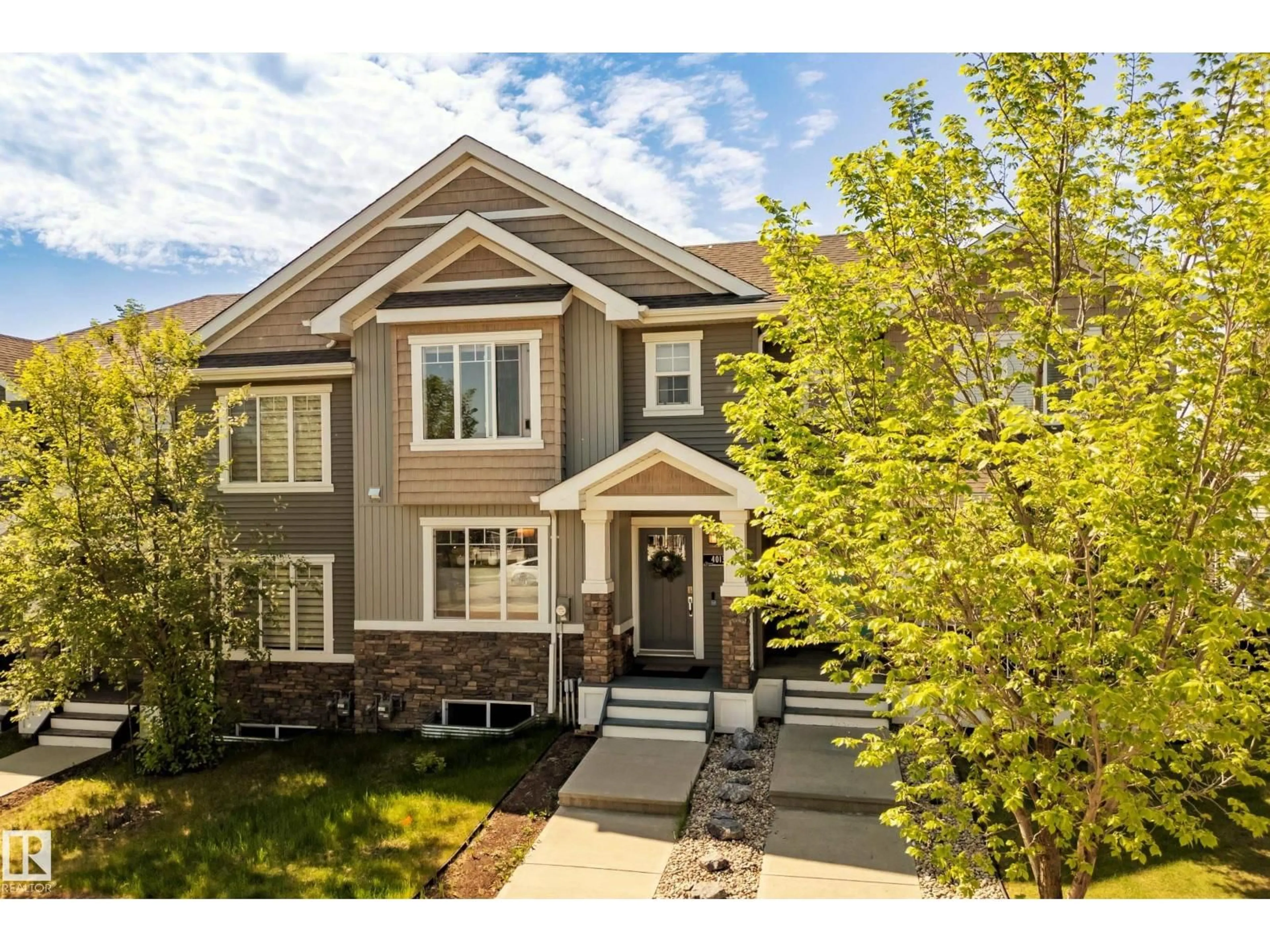 Home with vinyl exterior material, street for 4013 BLACKBIRD LI, Edmonton Alberta T5S0K8