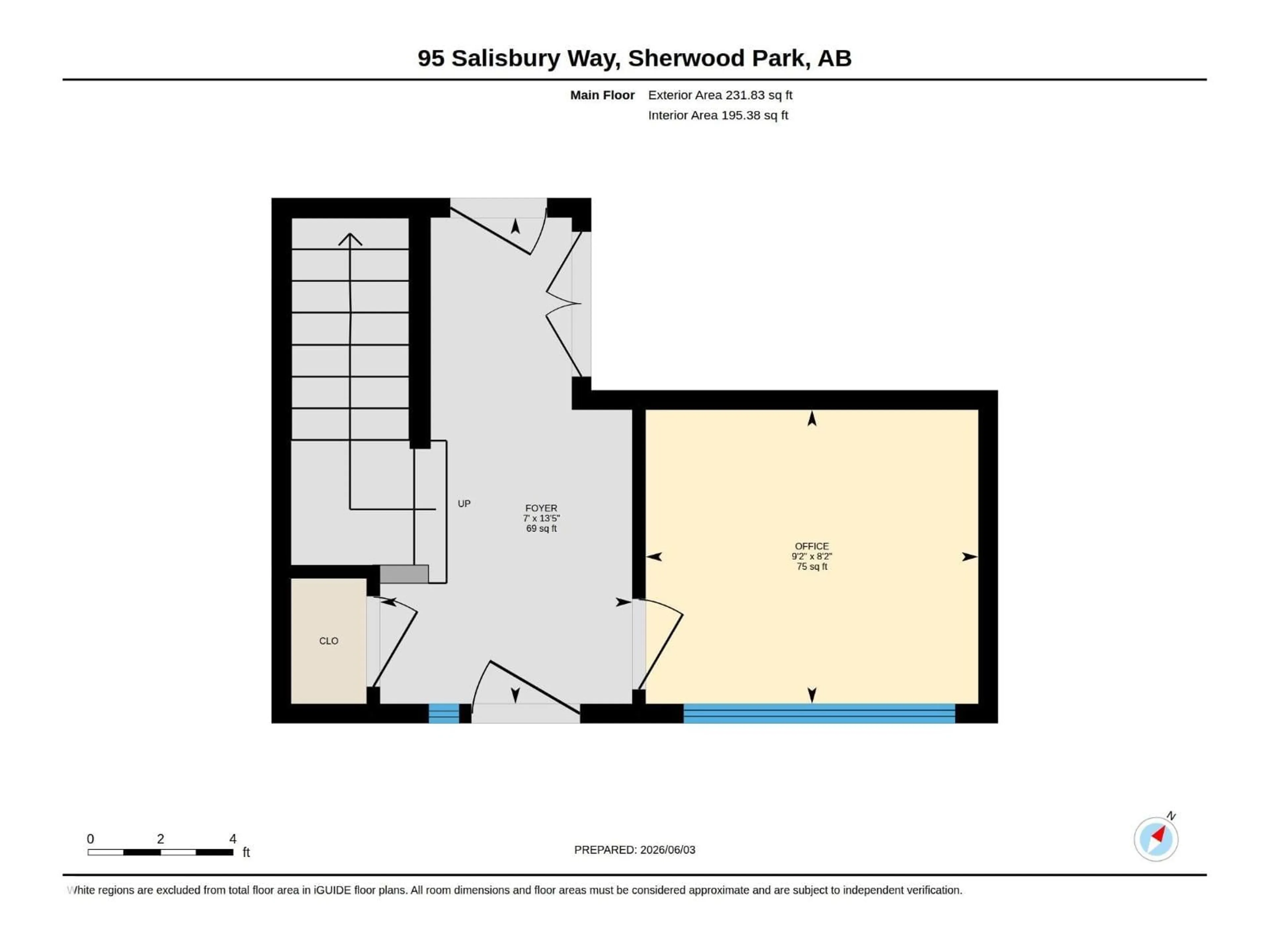 Floor plan for 95 - 37 SALISBURY WY, Sherwood Park Alberta T8B0C1