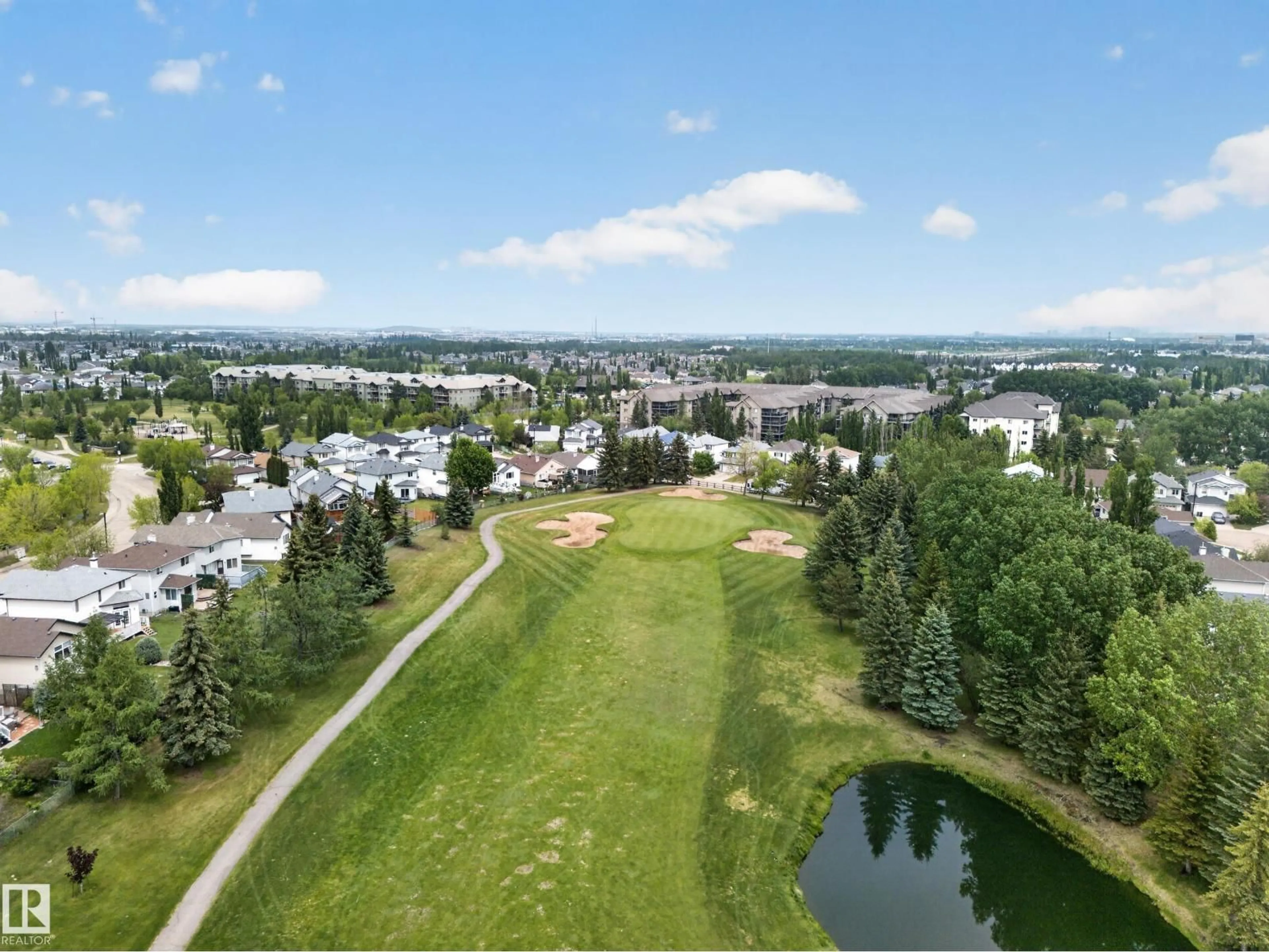 A pic from outside/outdoor area/front of a property/back of a property/a pic from drone, mountain view for 1381 BRECKENRIDGE DR, Edmonton Alberta T8T6M2