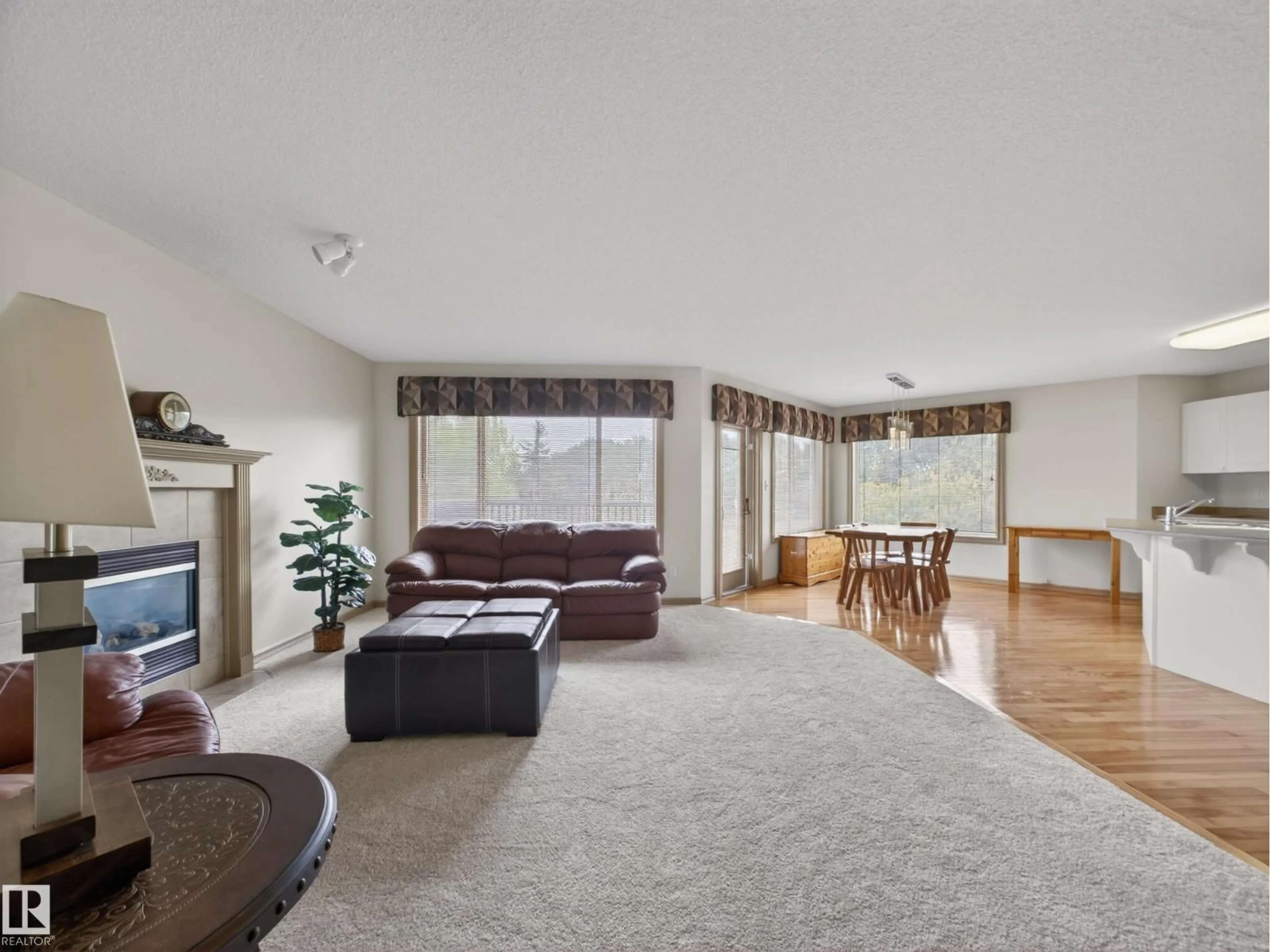 Living room with furniture, unknown for 1381 BRECKENRIDGE DR, Edmonton Alberta T8T6M2