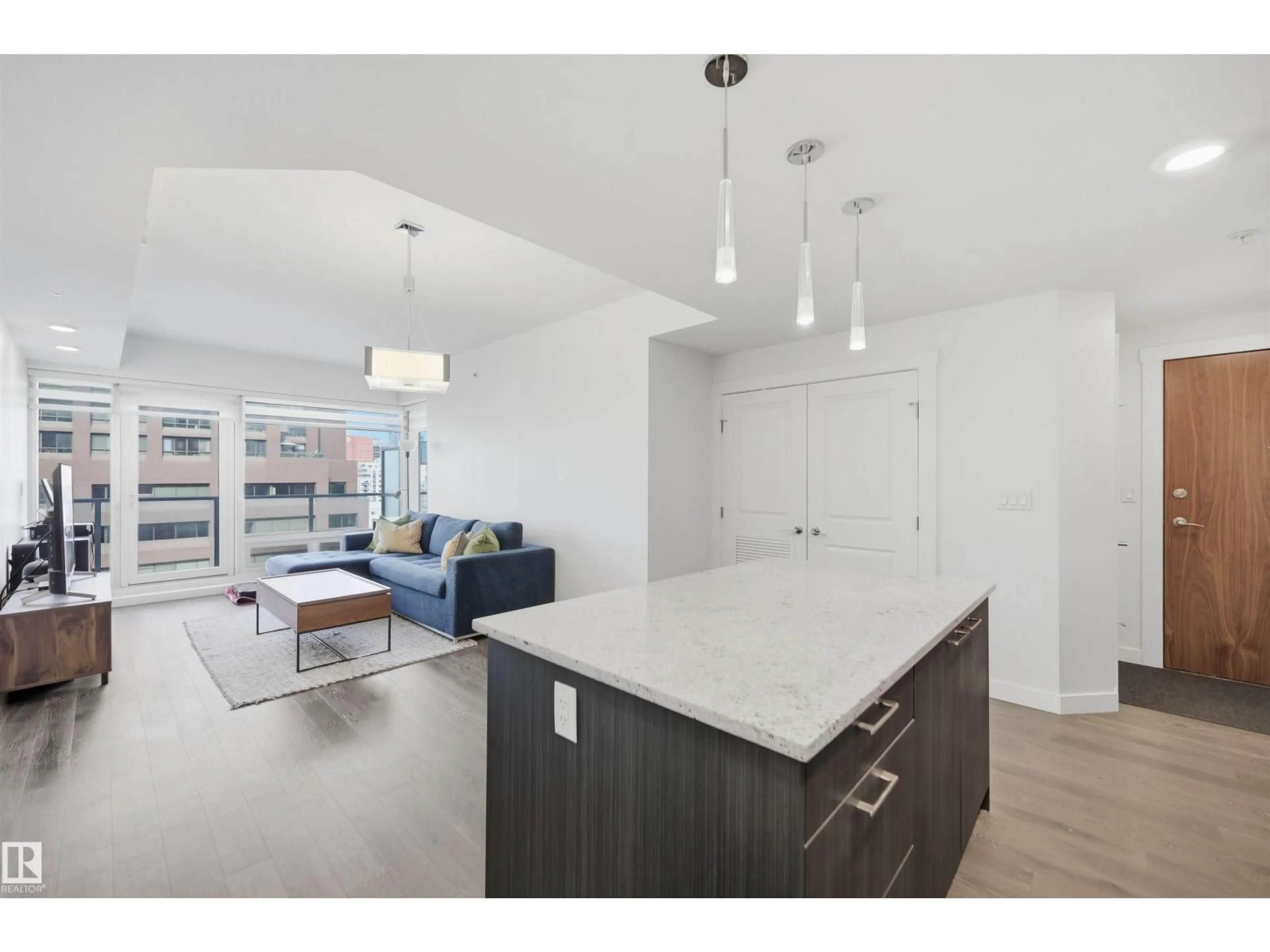 Open concept kitchen, unknown for 2002 106 ST NW, Edmonton Alberta T5K0K8