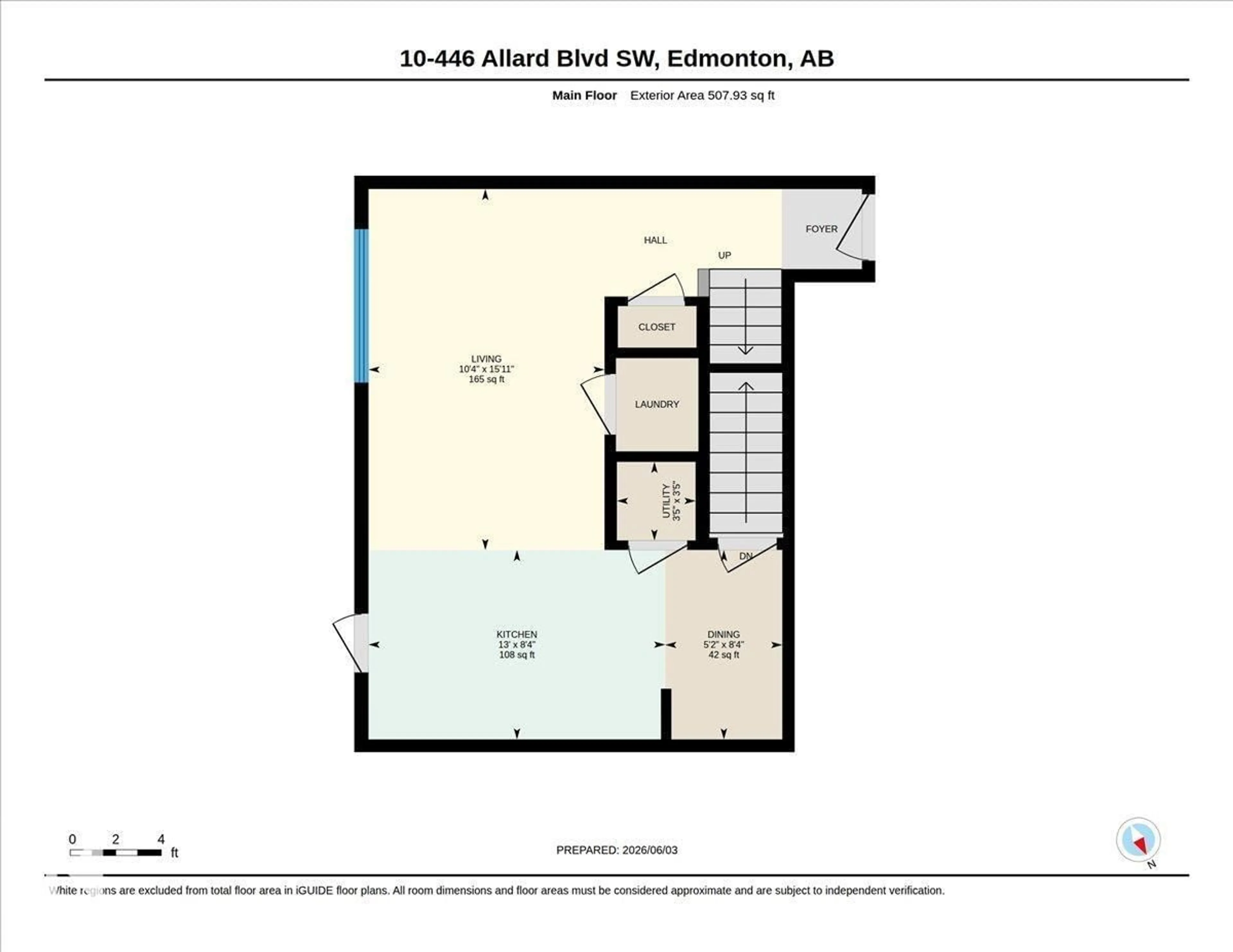 Floor plan for 10 446 ALLARD BV, Edmonton Alberta T6W3S7