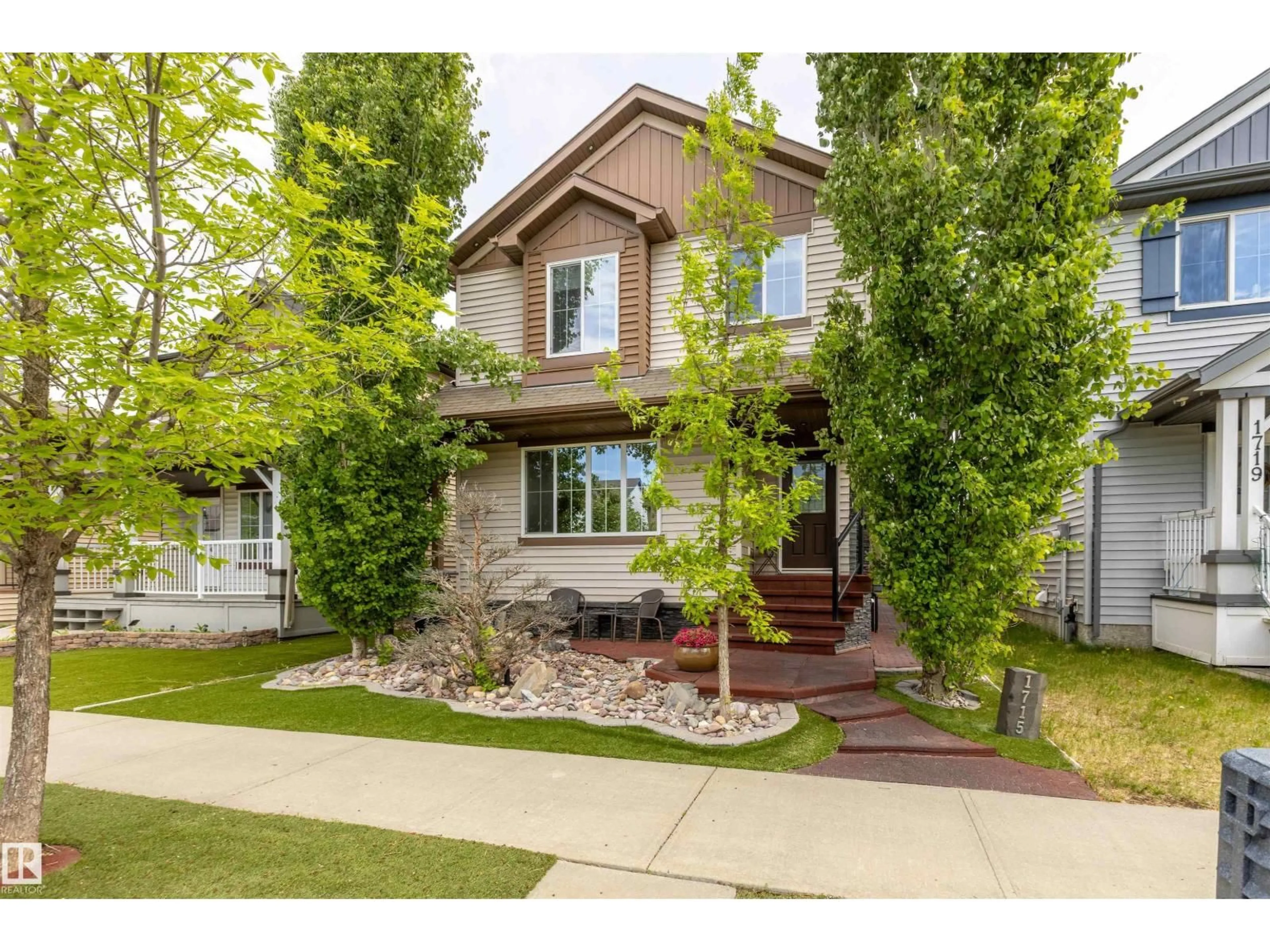 Home with brick exterior material, street for SW - 1715 63 ST, Edmonton Alberta T6X0S2