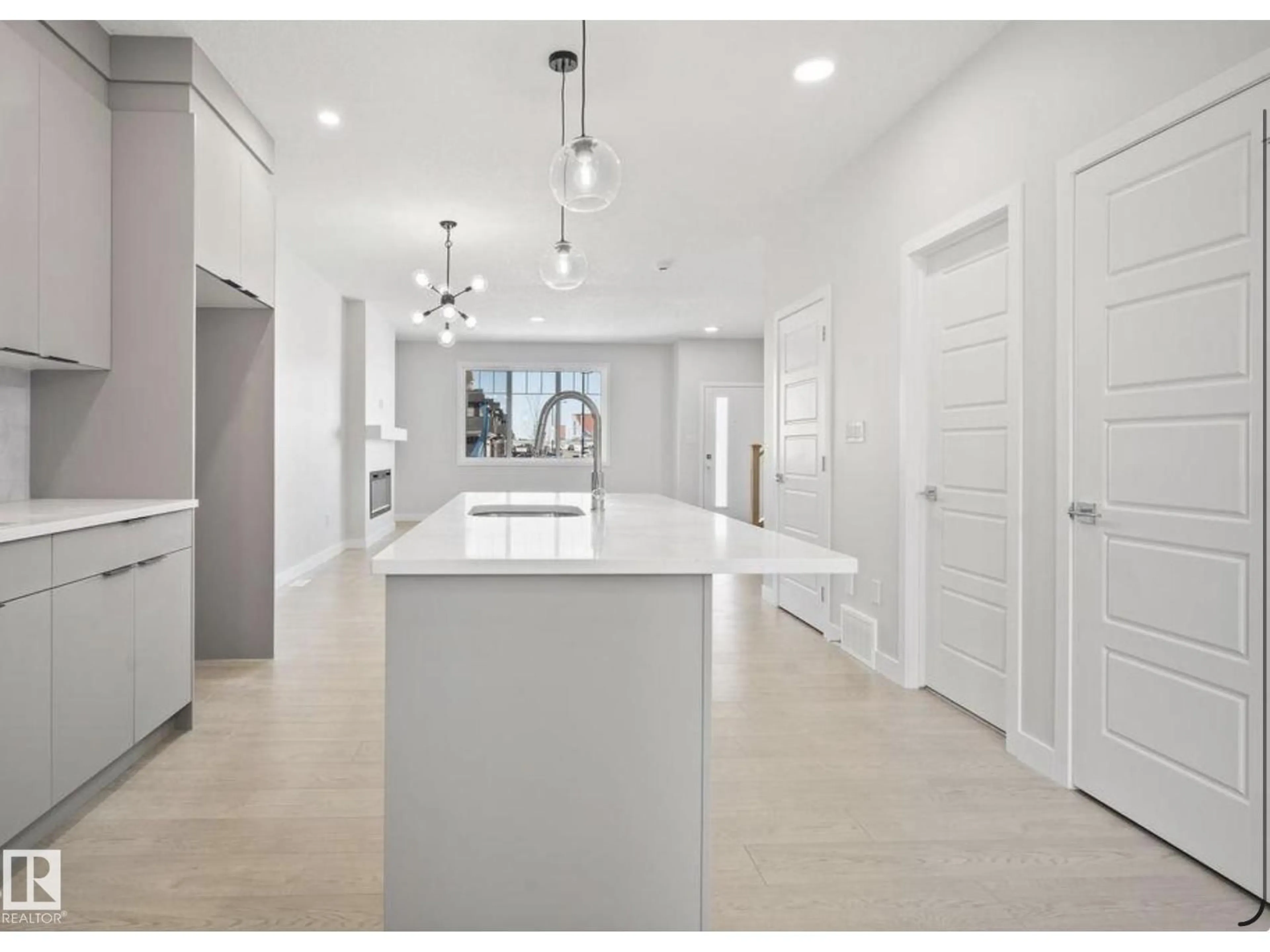 Open concept kitchen, ceramic/tile floor for 1503 211 STREET, Edmonton Alberta T6M3P2