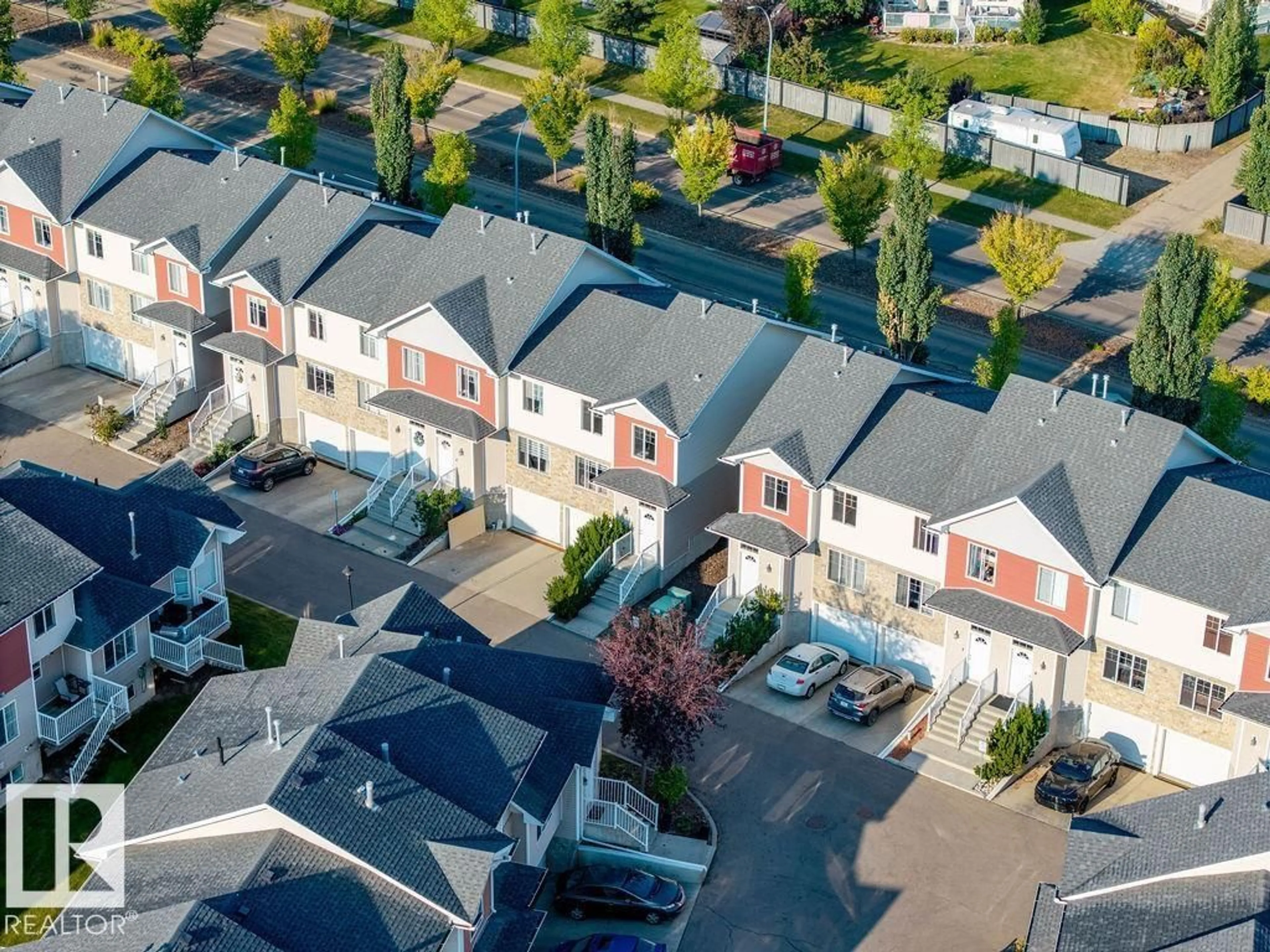 A pic from outside/outdoor area/front of a property/back of a property/a pic from drone, street for 405 178 BRIDGEPORT BV, Leduc Alberta T9E8S8