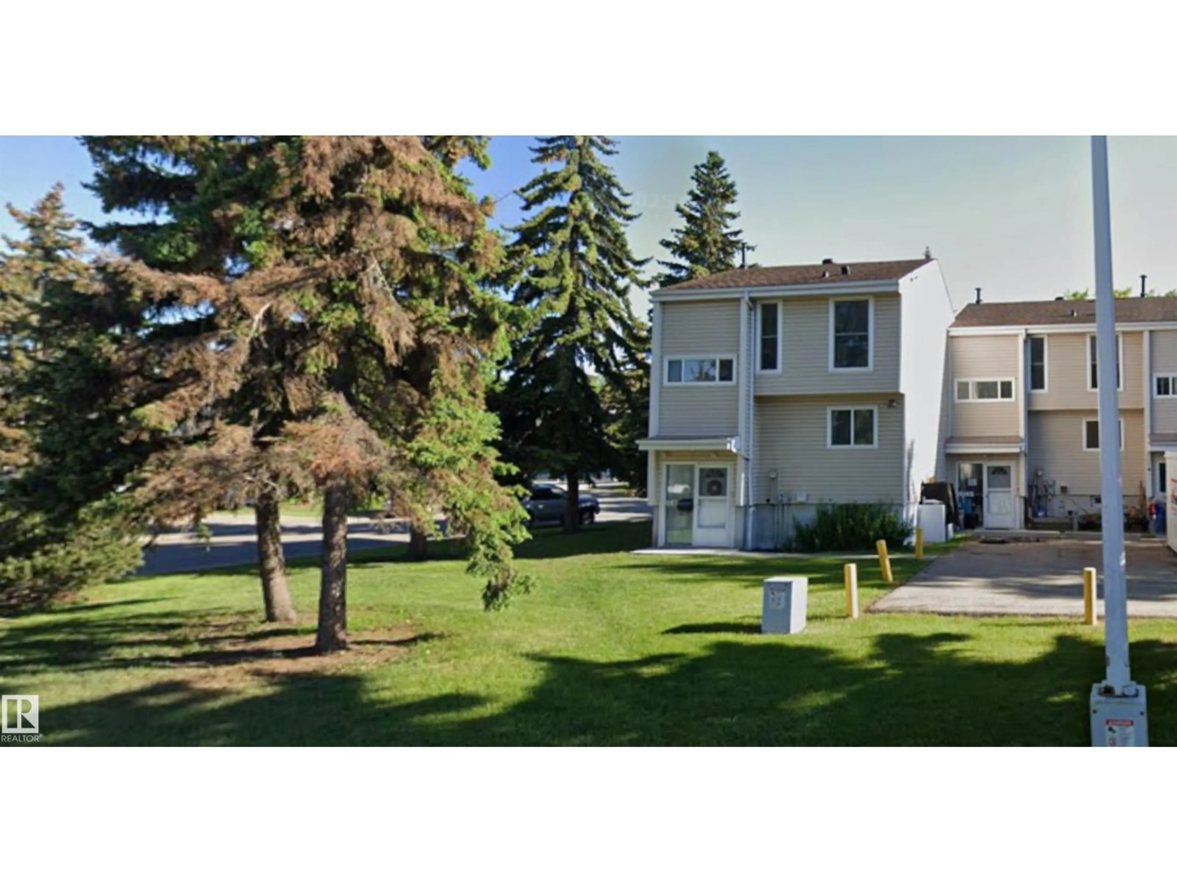 A pic from outside/outdoor area/front of a property/back of a property/a pic from drone, street for 5538 145 AV, Edmonton Alberta T5A3R3