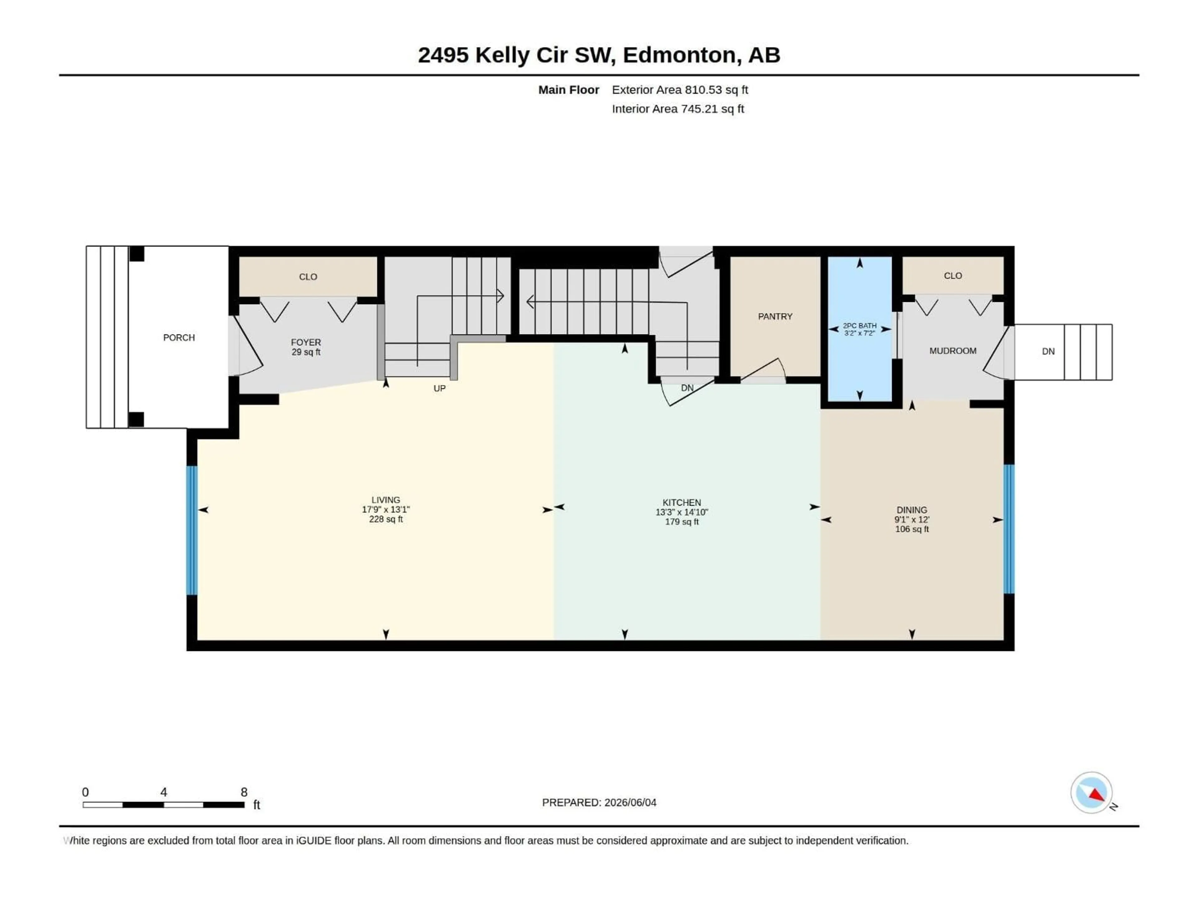 Floor plan for CI SW - 2495 KELLY CIRCLE, Edmonton Alberta T6W4K2