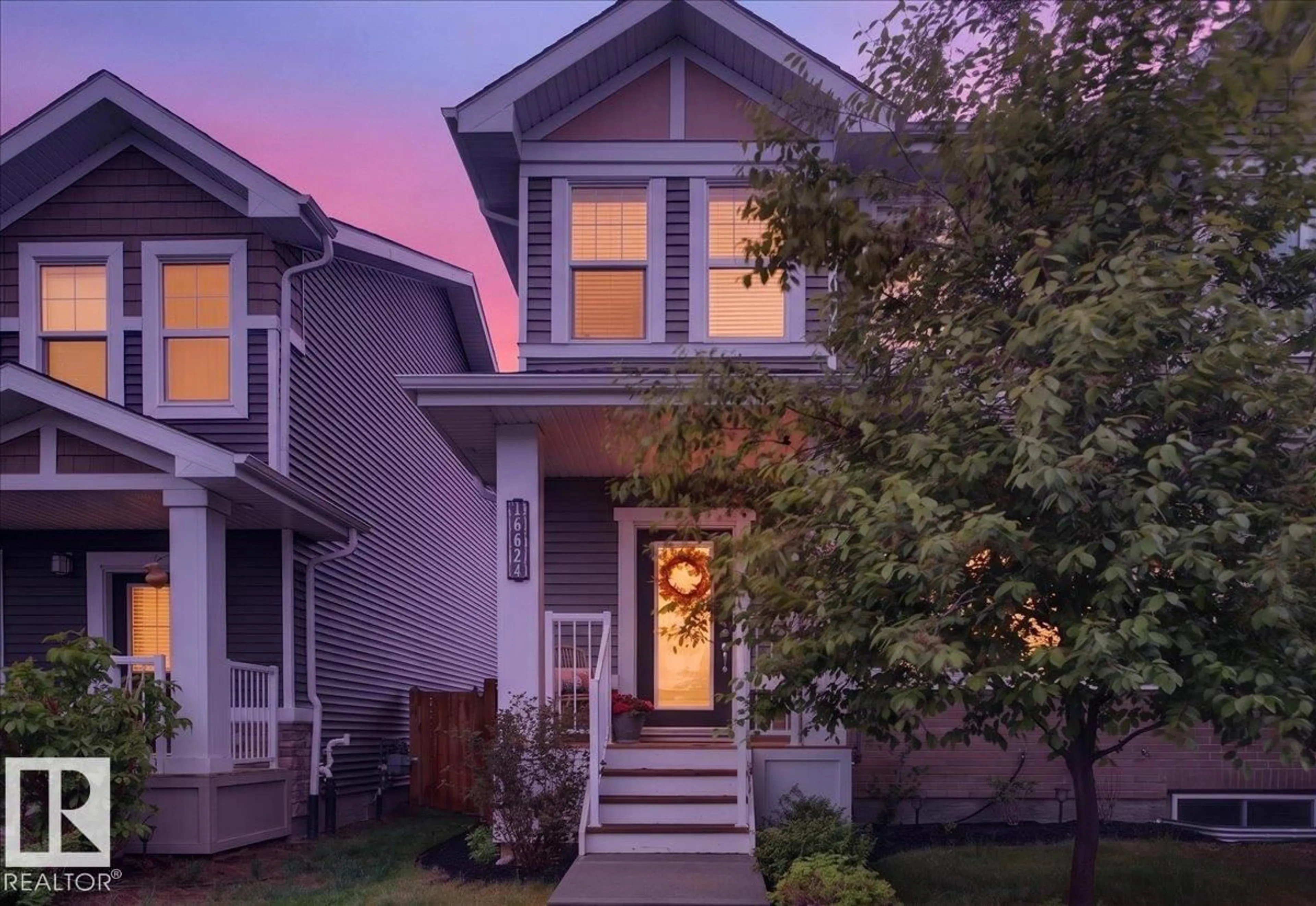Home with vinyl exterior material, street for SW - 16624 31 AV, Edmonton Alberta T6W4P8
