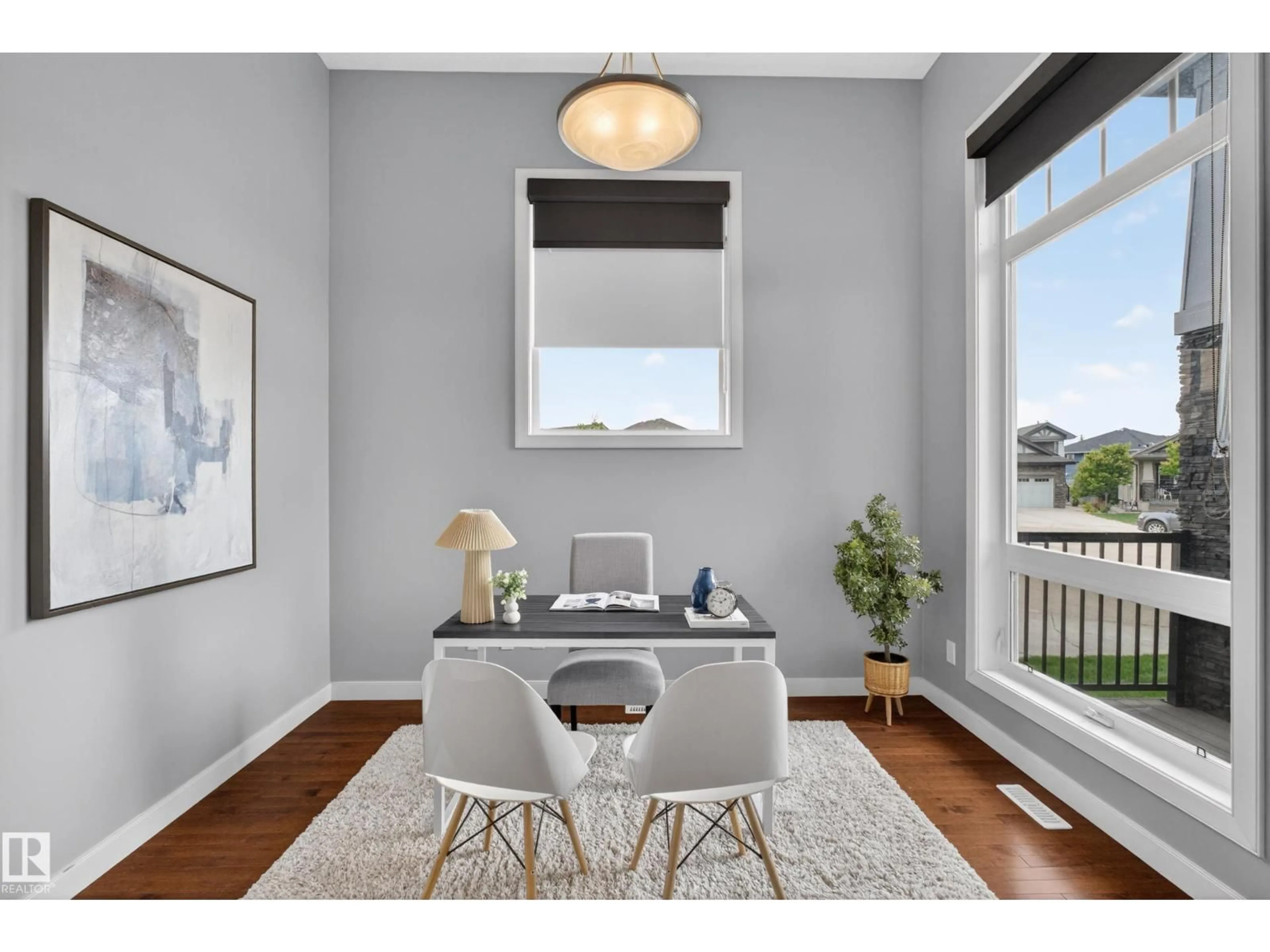 Dining room, wood/laminate floor for 624 CANTOR LANDING LD, Edmonton Alberta T6W0V6